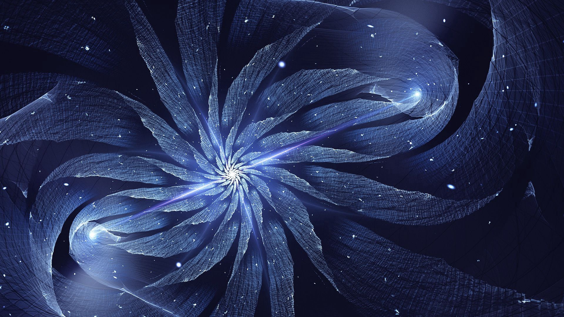 Free download wallpaper Rotation, Abstract, Flower, Fractal on your PC desktop