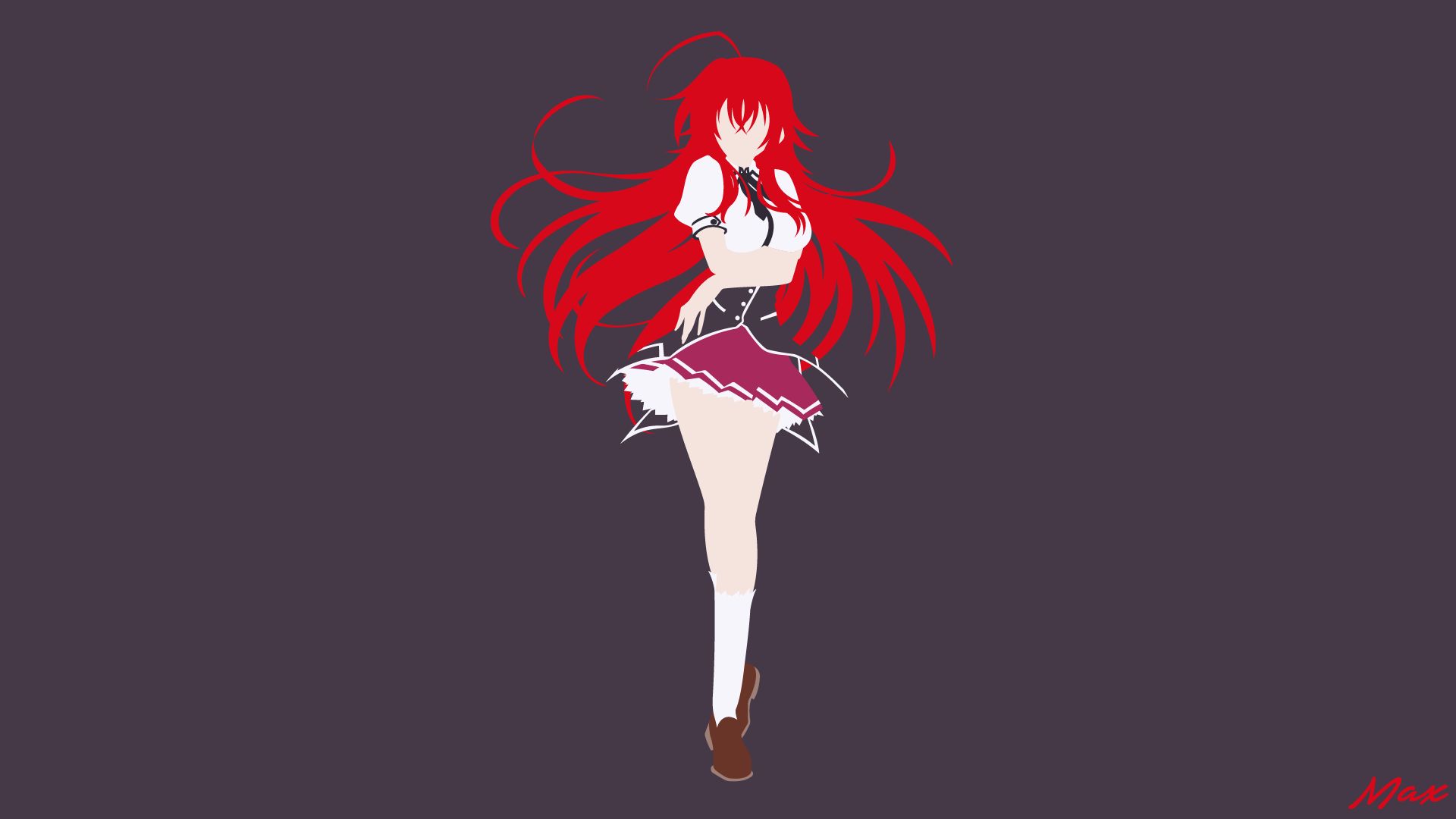 high school dxd, rias gremory, anime Phone Background