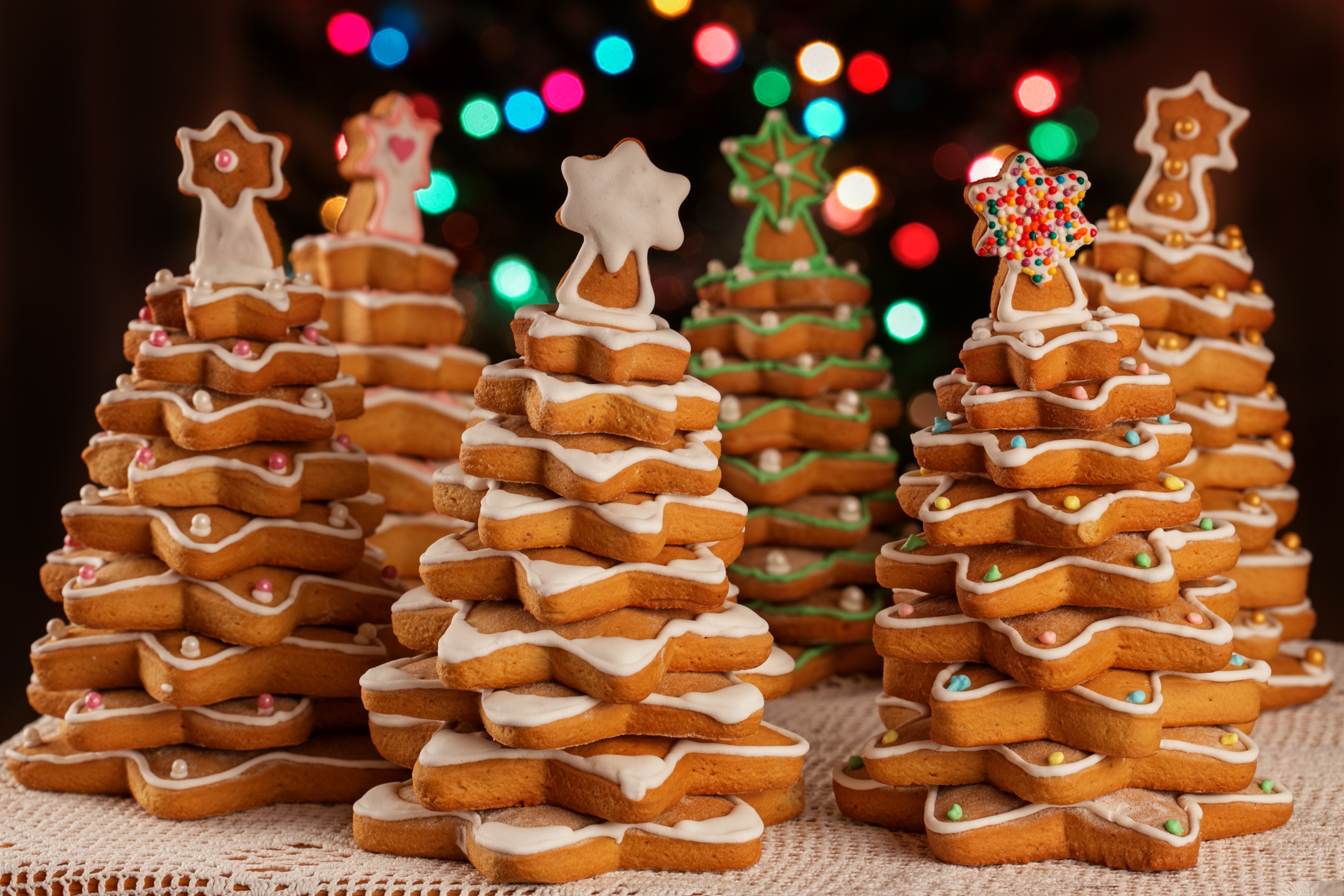 Téléchargez des papiers peints mobile Noël, Vacances, Sapin De Noël, Biscuit gratuitement.