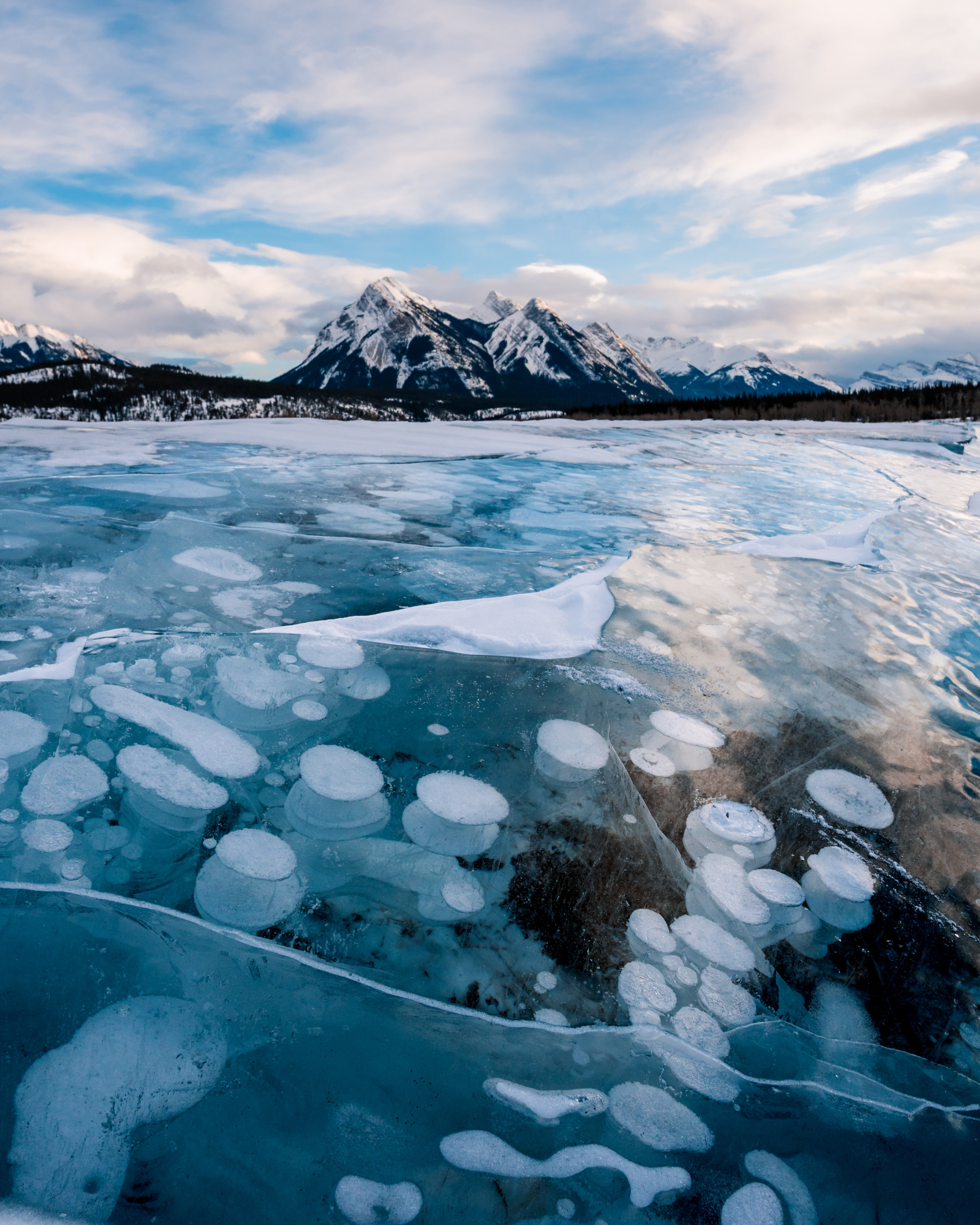 PCデスクトップに風景, 湖, 自然, 山脈, 冬, 氷画像を無料でダウンロード