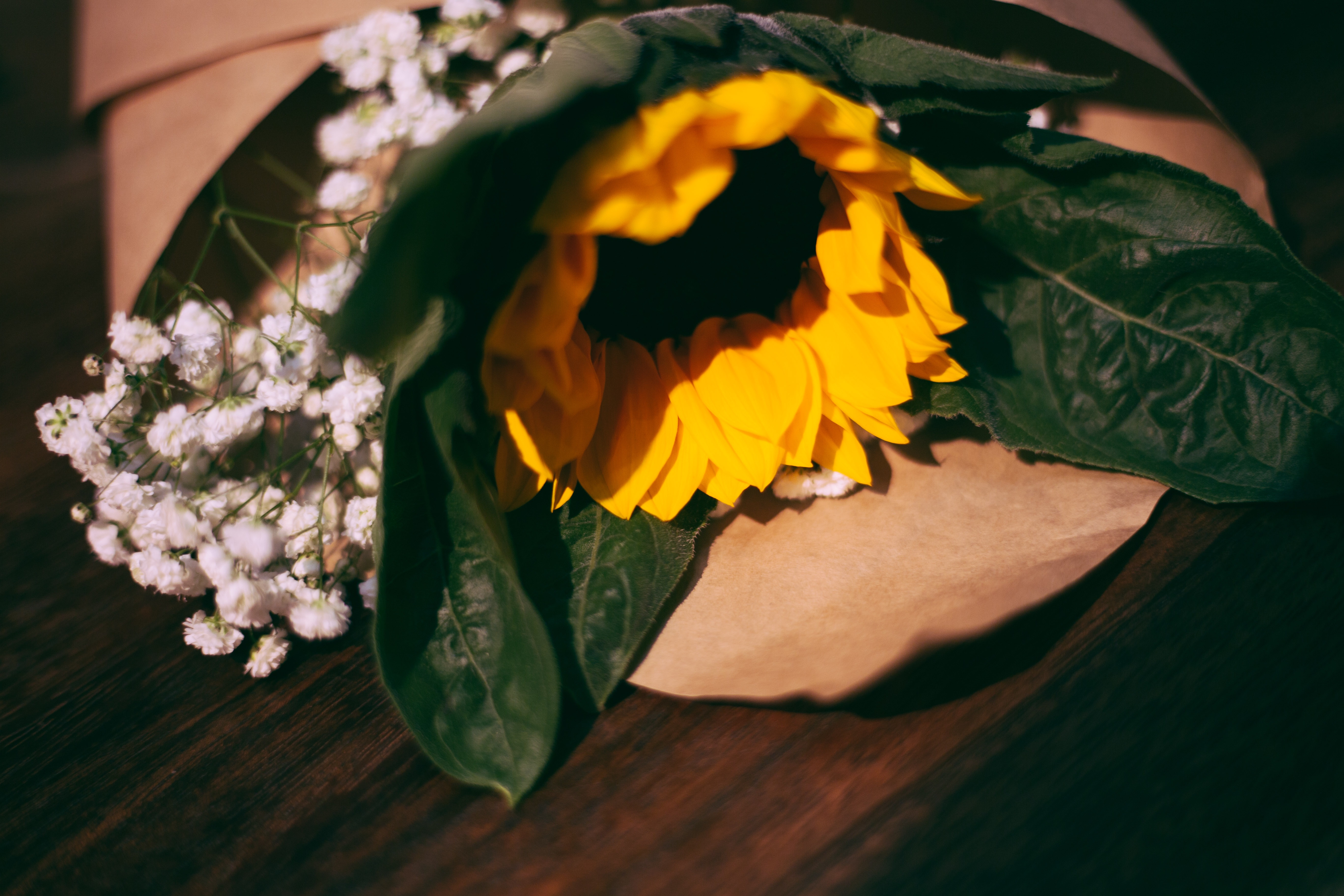 flowers, bouquet, composition, sunflower