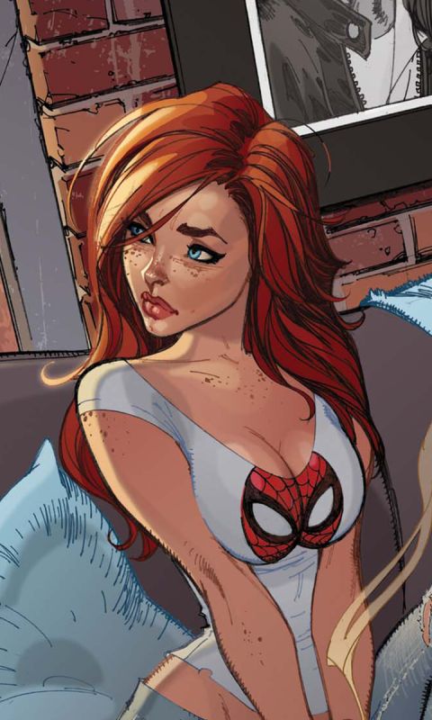 Handy-Wallpaper Comics, The Amazing Spider Man, Spider Man, Mary Jane Watson kostenlos herunterladen.