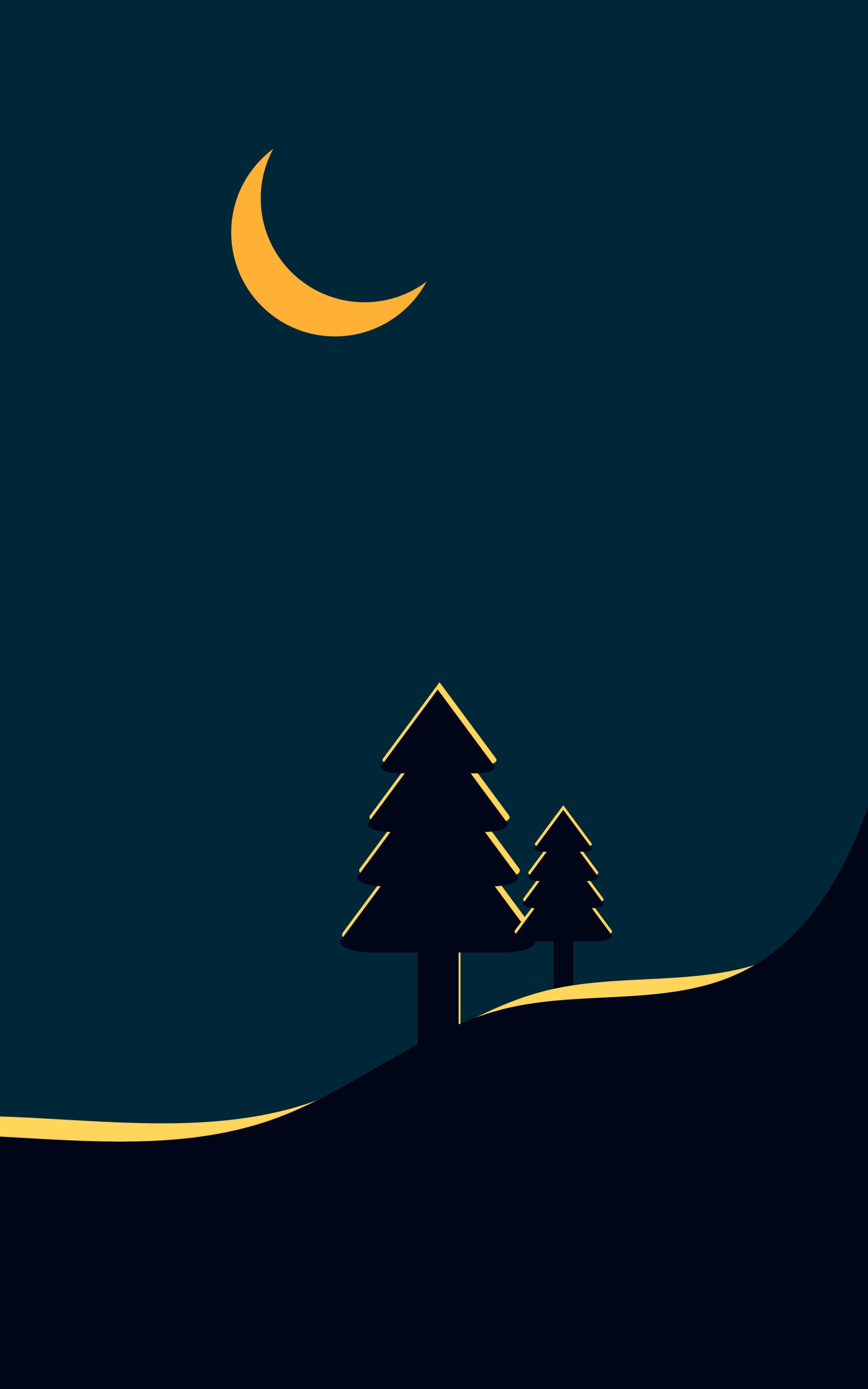 Download mobile wallpaper Night, Artistic for free.