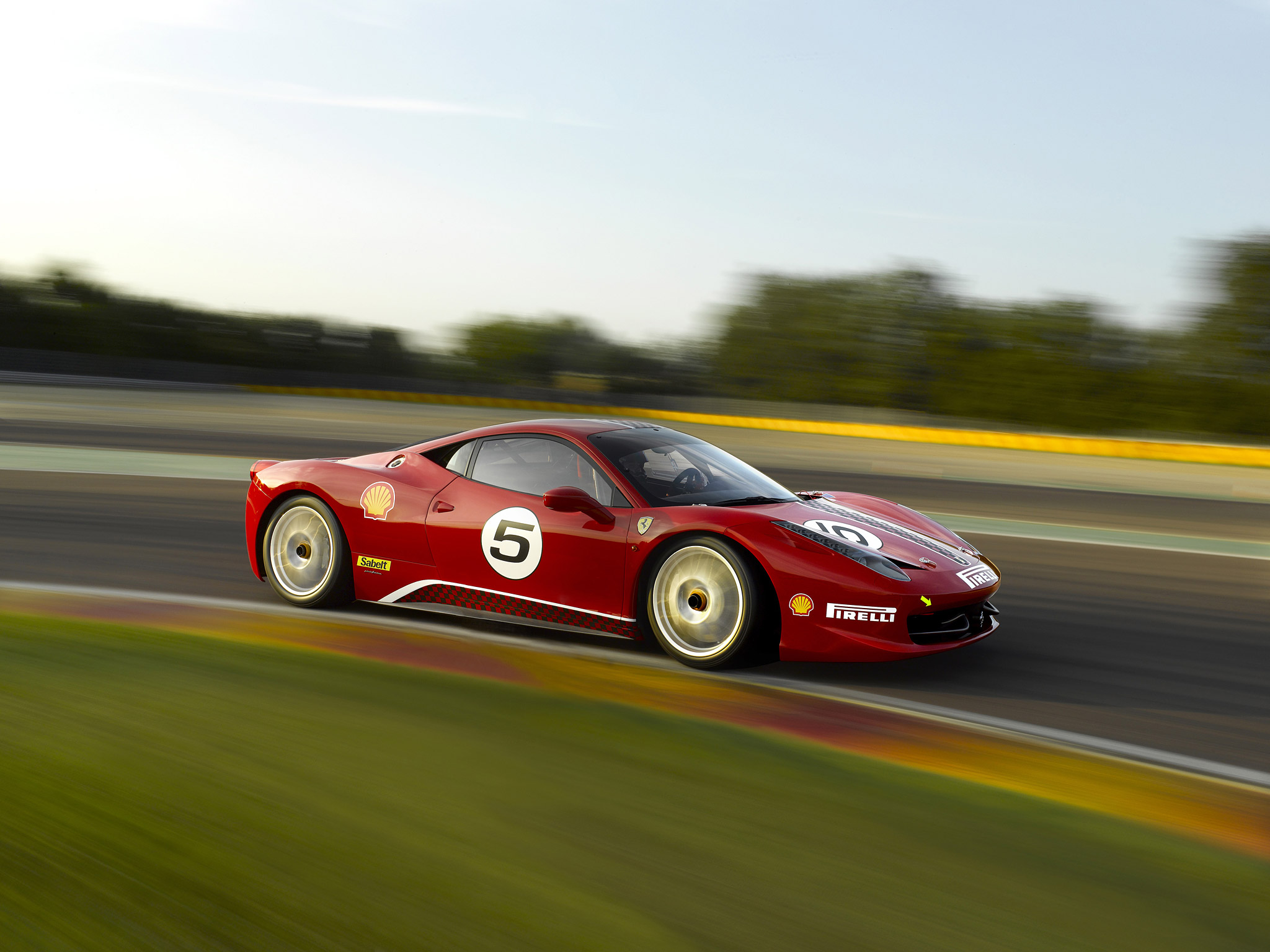 Завантажити шпалери Ferrari 458 Challenge на телефон безкоштовно
