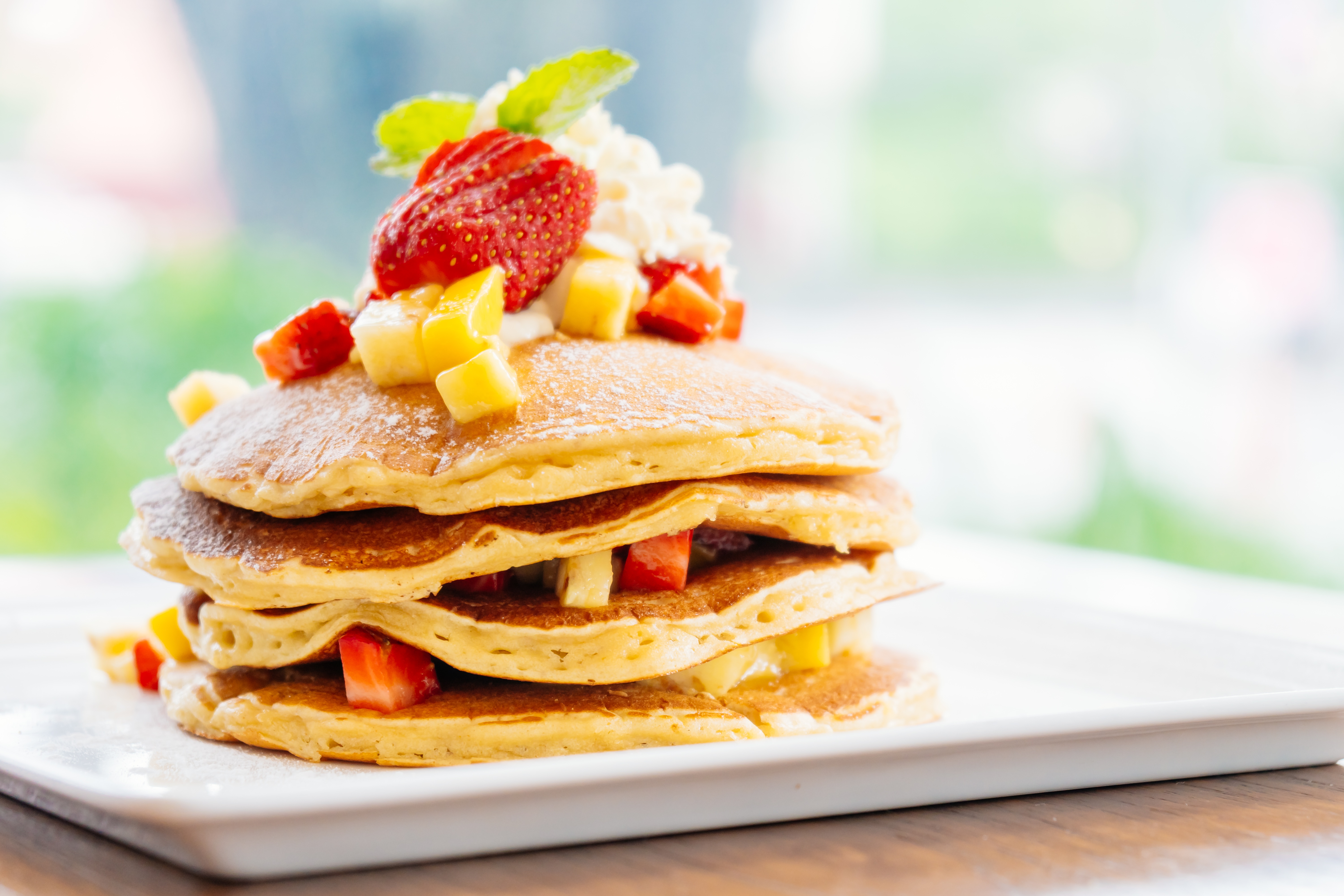Free download wallpaper Food, Breakfast, Pancake on your PC desktop