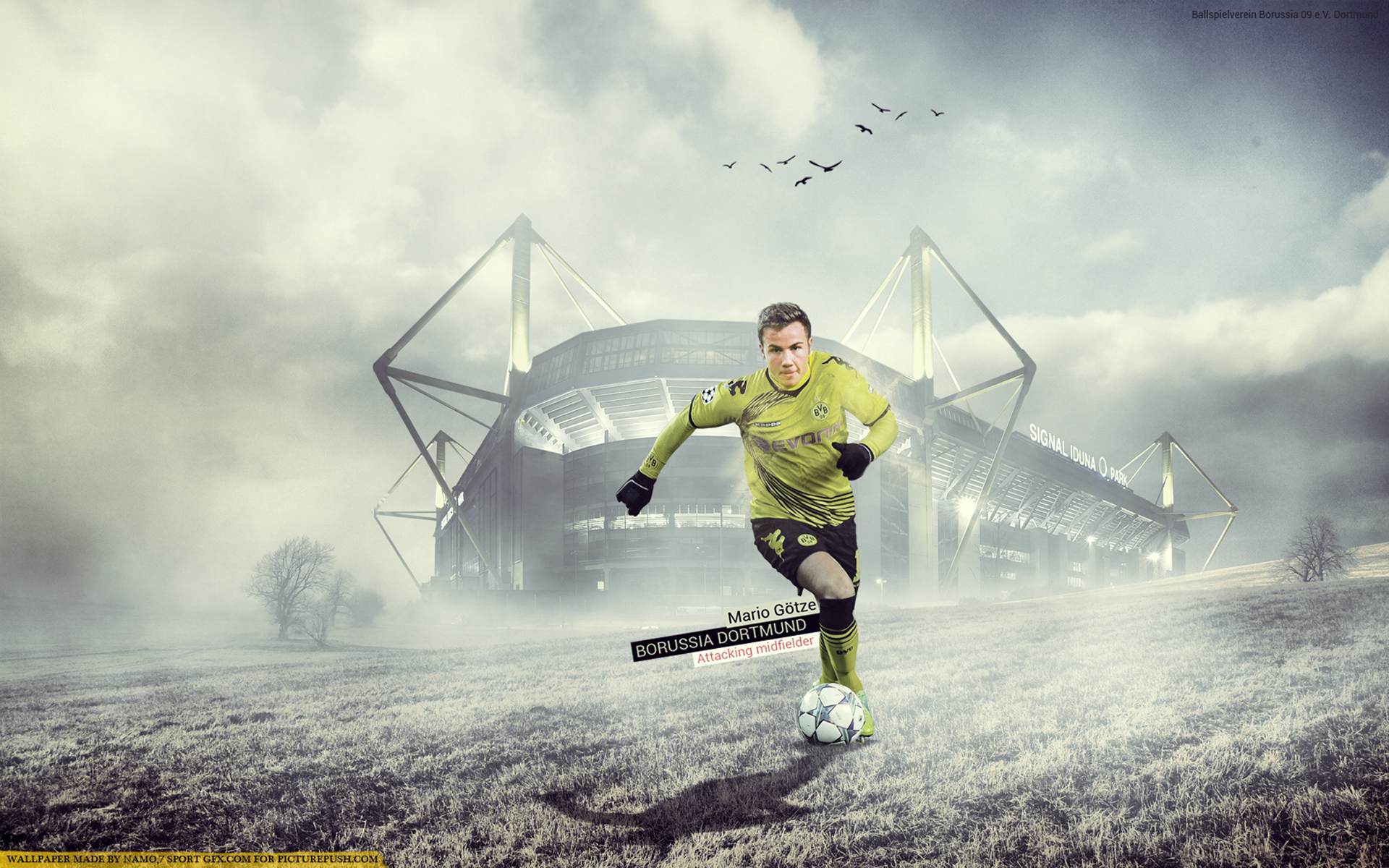 Laden Sie das Sport, Fußball, Borussia Dortmund, Mario Götze-Bild kostenlos auf Ihren PC-Desktop herunter