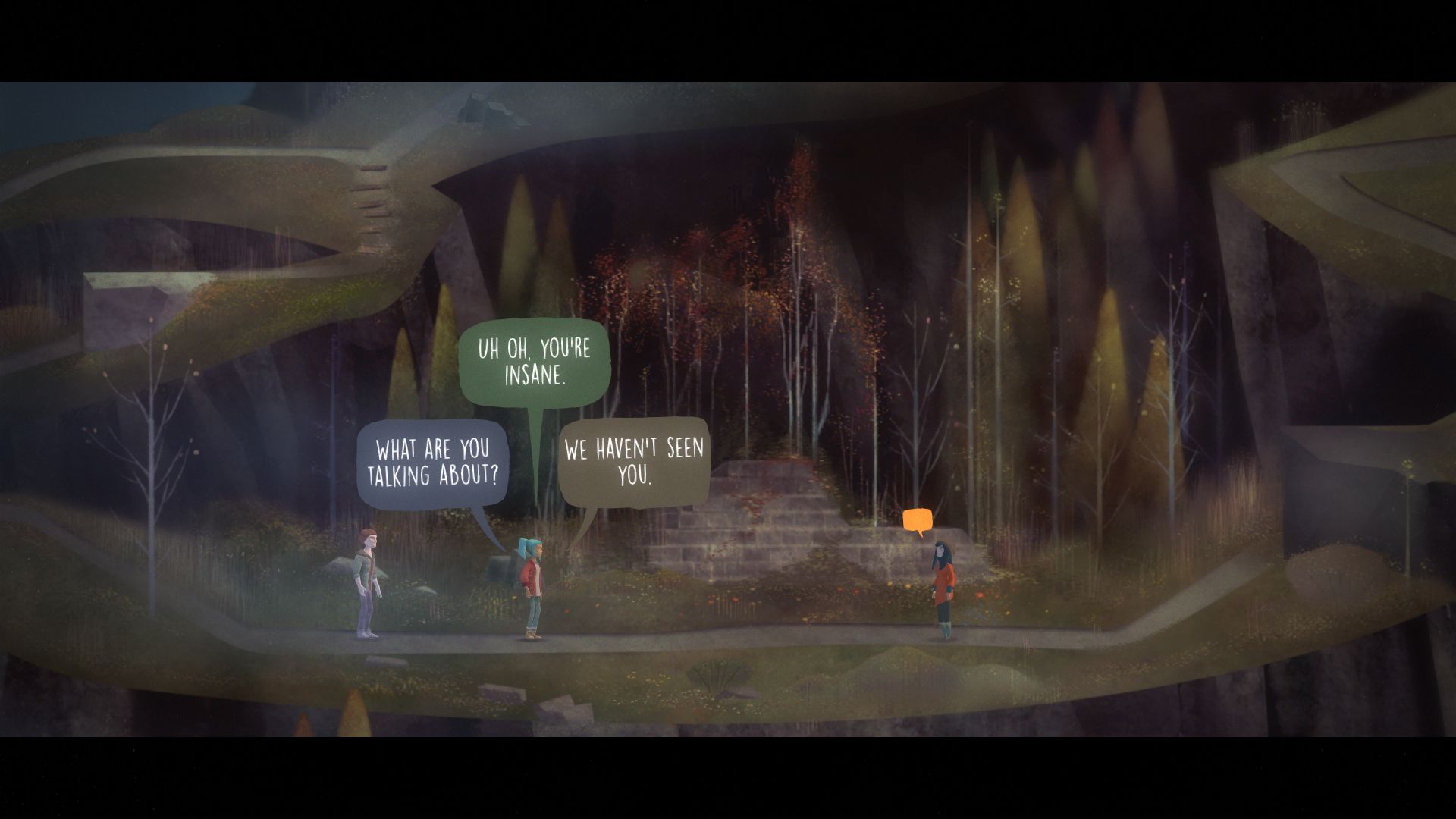 video game, oxenfree