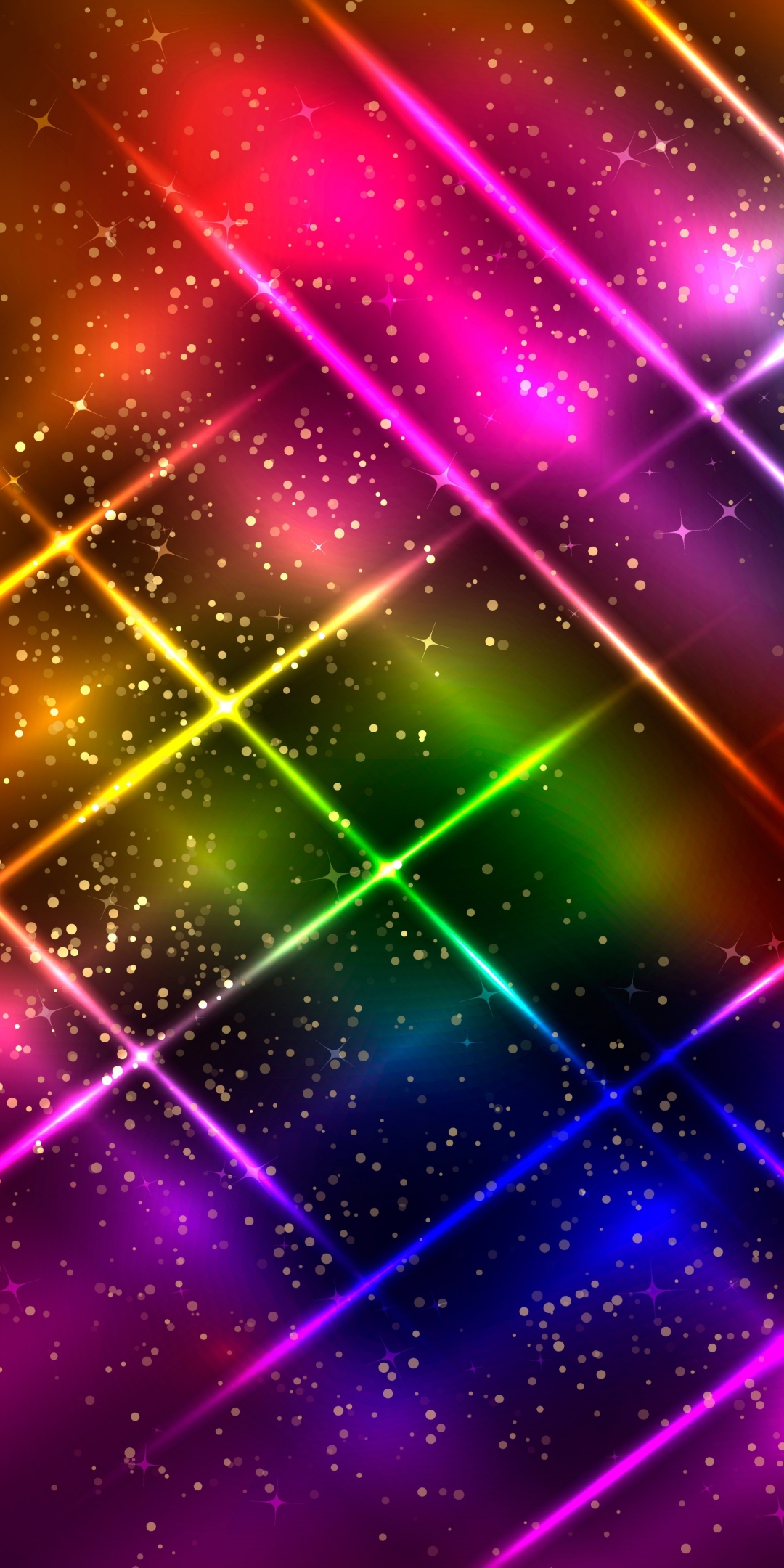 Download mobile wallpaper Abstract, Stars, Colors, Space, Colorful for free.