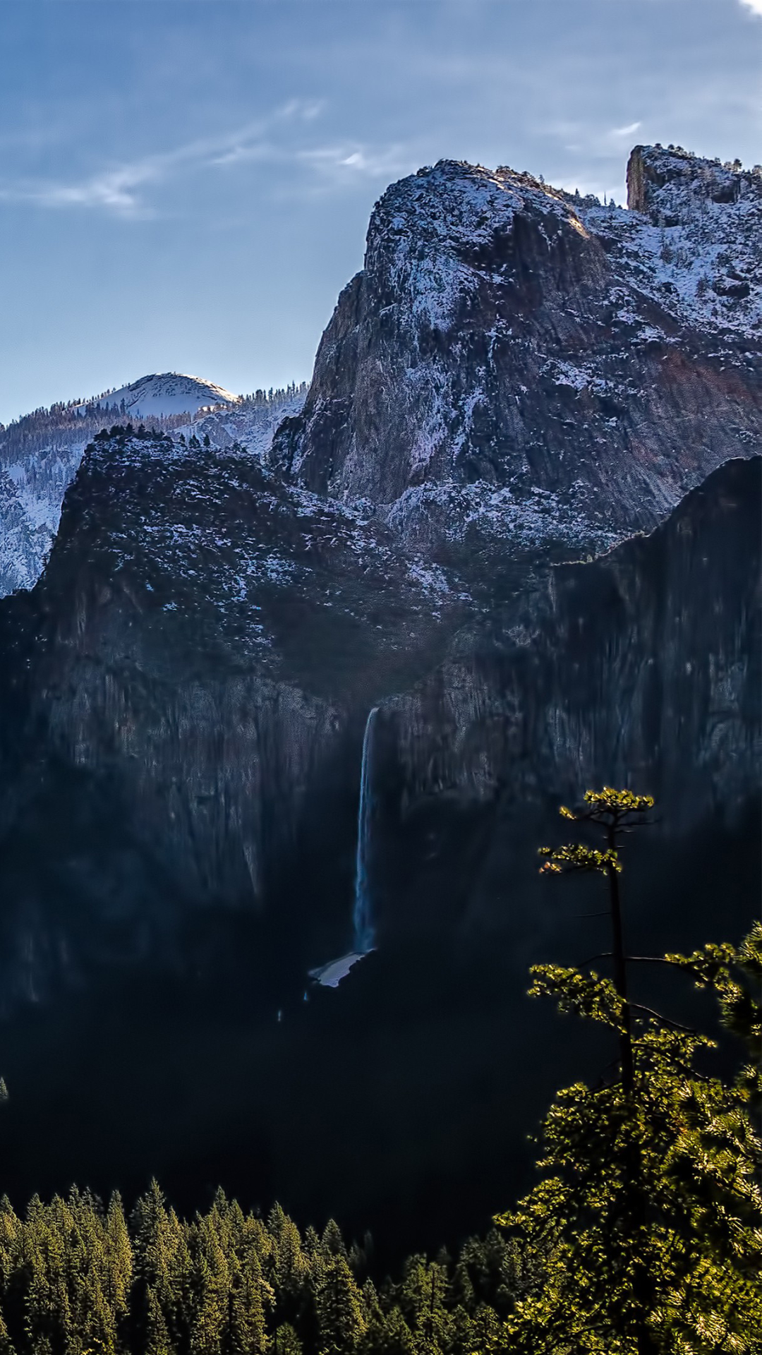 Download mobile wallpaper Winter, Earth, National Park, Yosemite National Park for free.