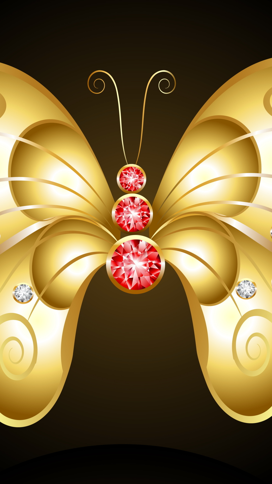 Download mobile wallpaper Jewelry, Butterfly, Artistic, Diamond for free.