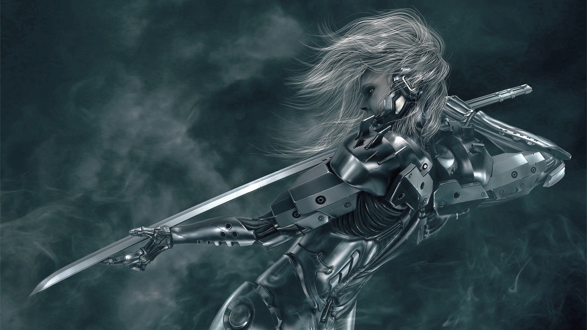 Download mobile wallpaper Metal Gear Rising: Revengeance, Metal Gear Solid, Fantasy, Warrior, Video Game for free.