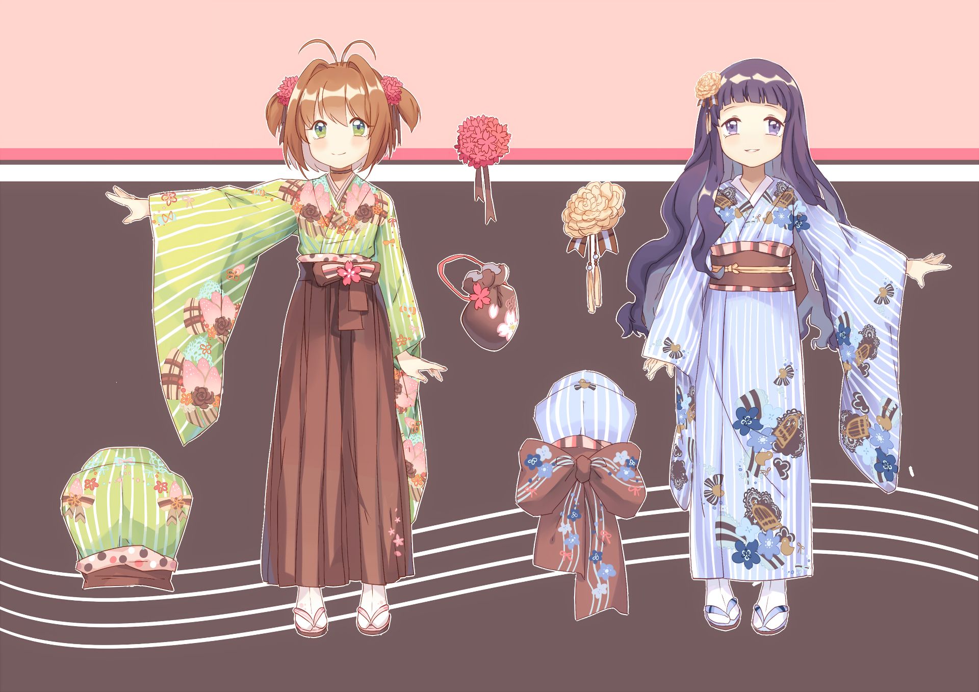 Free download wallpaper Anime, Cardcaptor Sakura, Sakura Kinomoto, Tomoyo Daidouji on your PC desktop
