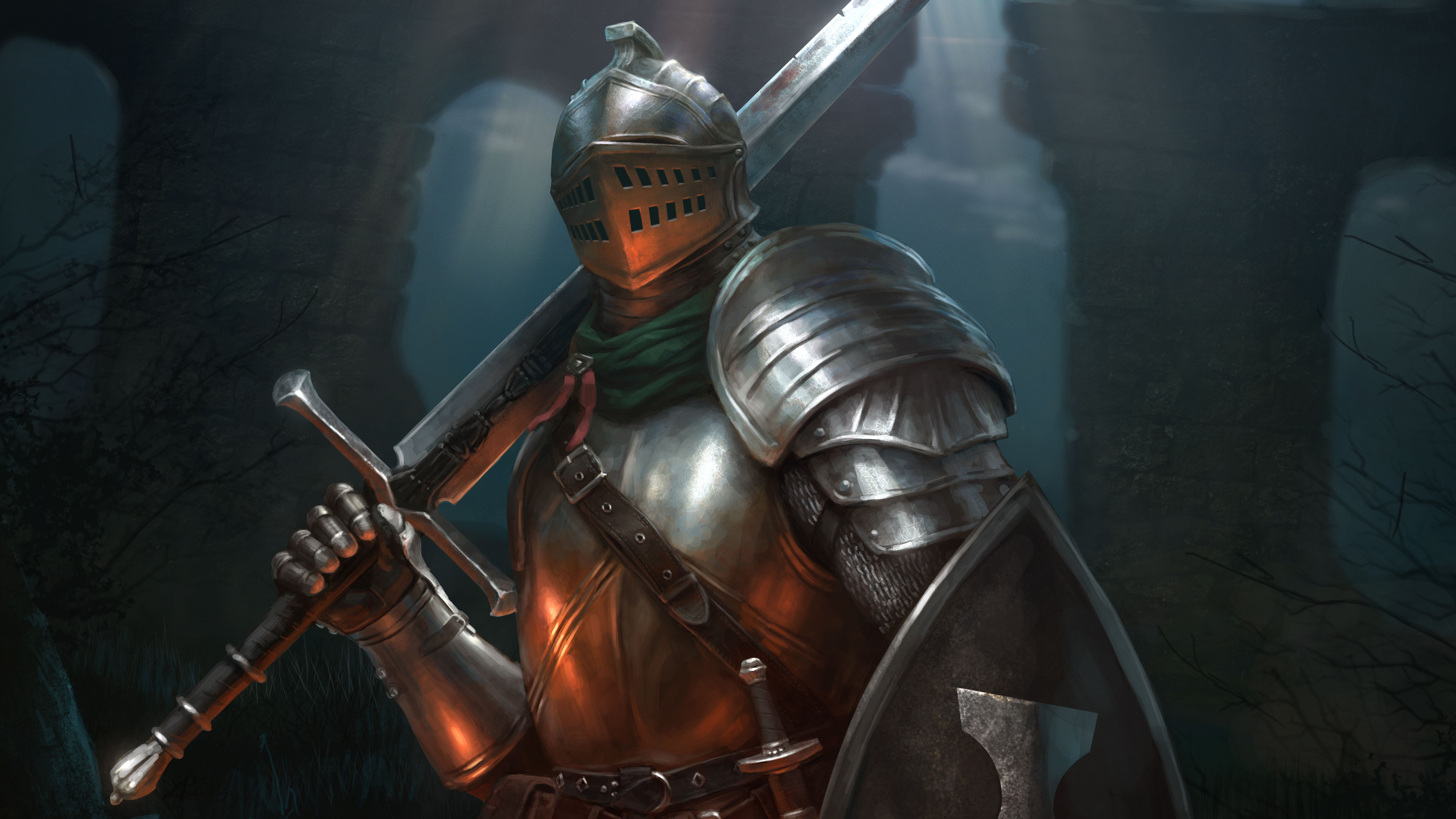 Free download wallpaper Warrior, Knight, Armor, Sword, Video Game, Dark Souls on your PC desktop