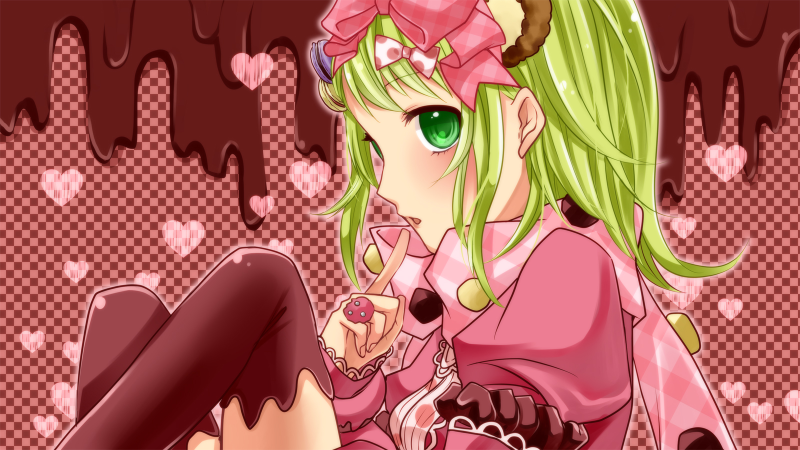 Download mobile wallpaper Anime, Pink, Vocaloid, Cute, Gumi (Vocaloid) for free.