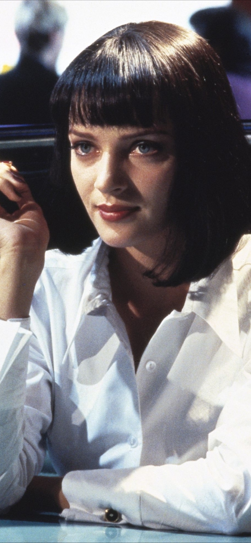 Download mobile wallpaper Uma Thurman, Pulp Fiction, Movie for free.