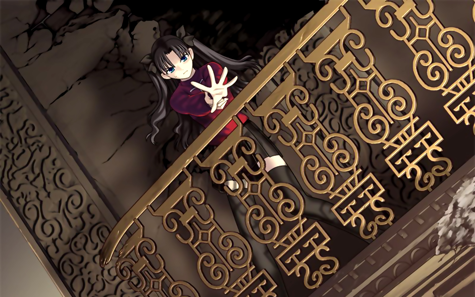 Descarga gratuita de fondo de pantalla para móvil de Rin Tohsaka, Fate/stay Night, Serie Del Destino, Animado.