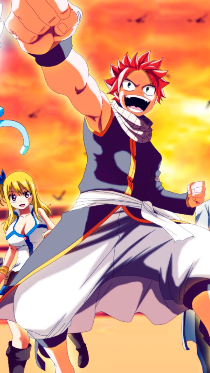 Download mobile wallpaper Anime, Fairy Tail, Natsu Dragneel, Charles (Fairy Tail) for free.