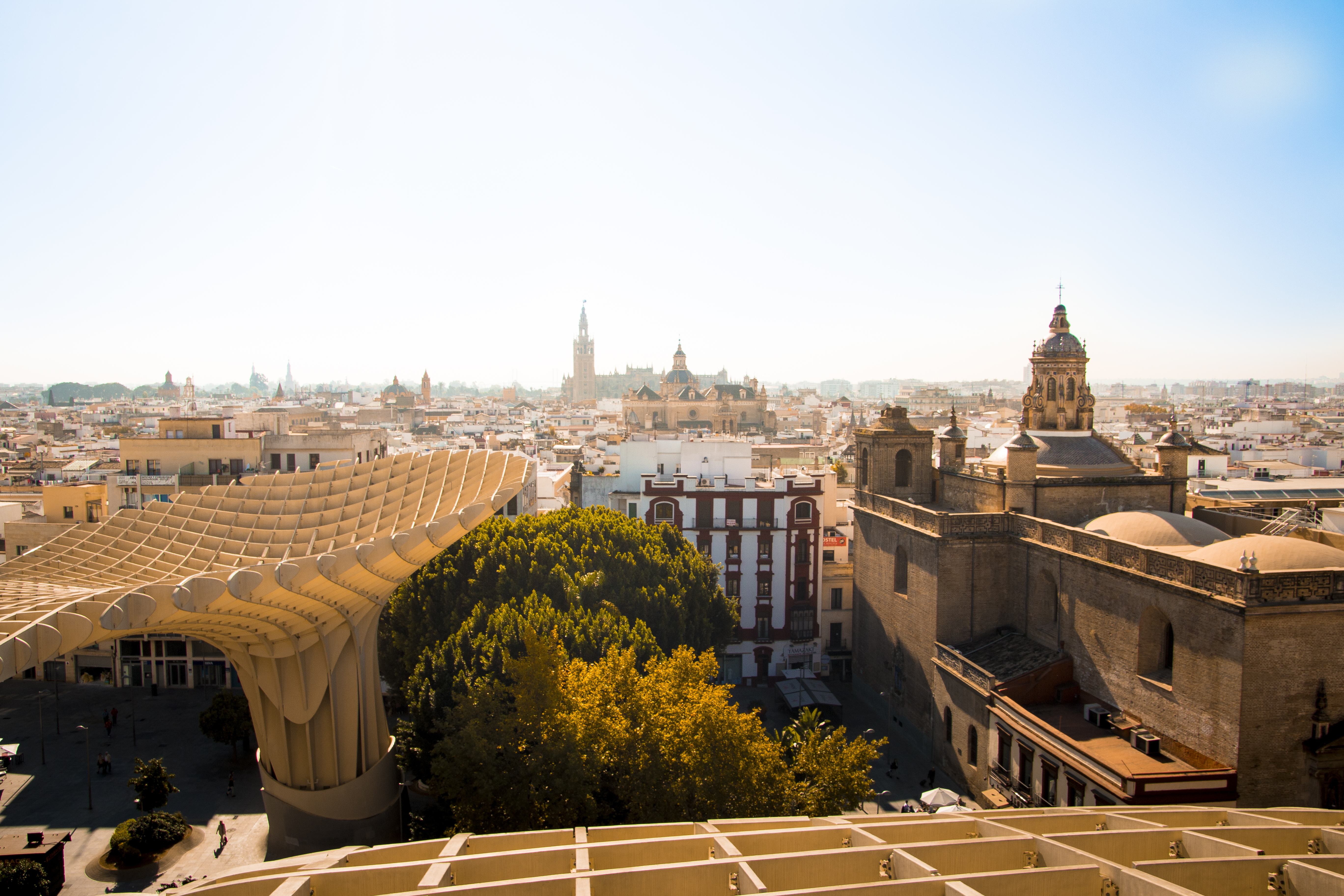 Free download wallpaper Cities, Building, View From Above, City on your PC desktop