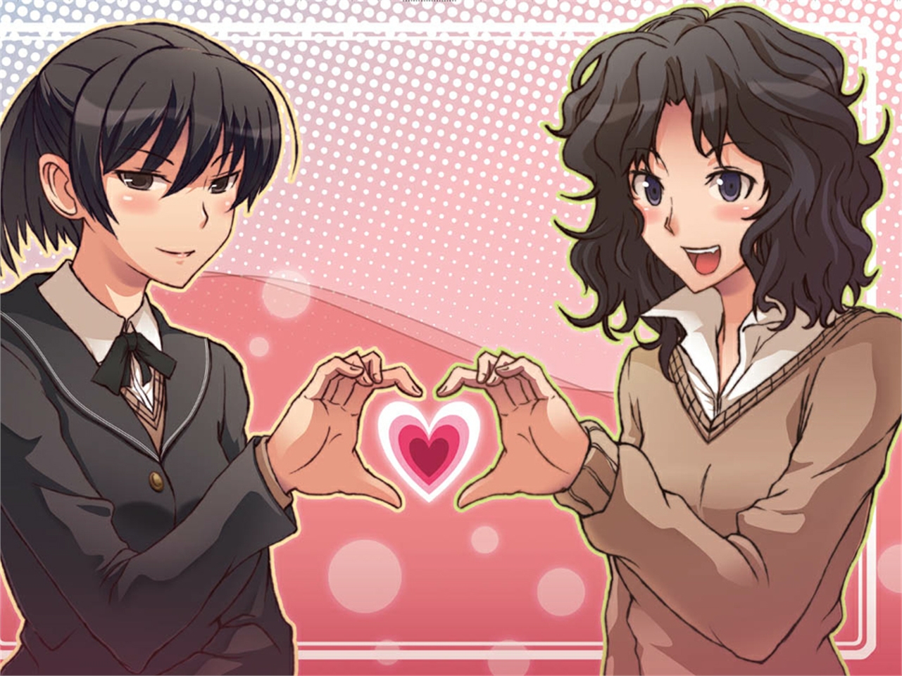 Free download wallpaper Anime, Amagami on your PC desktop