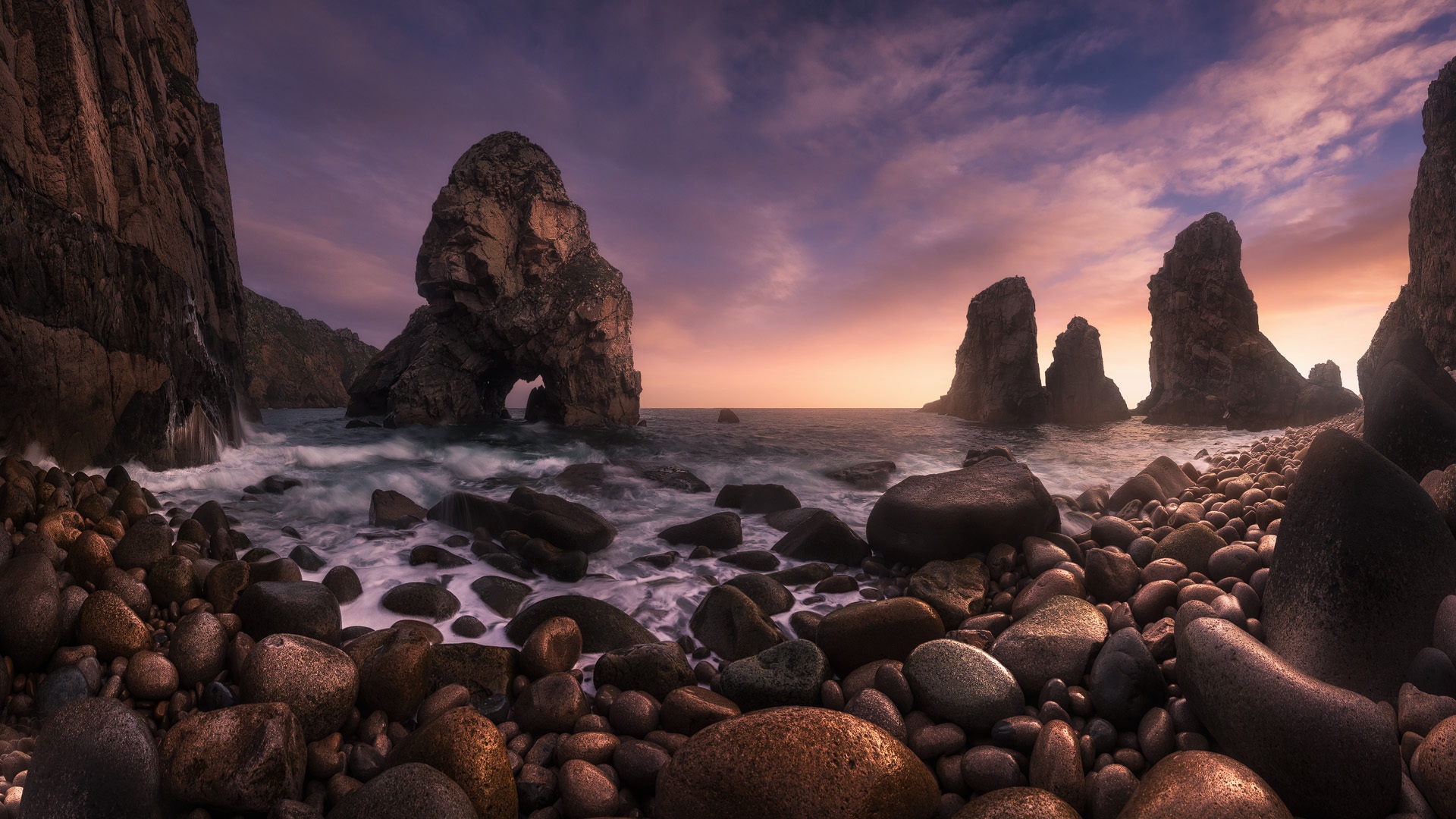 Laden Sie das Natur, Horizont, Küste, Ozean, Erde/natur, Felsentor-Bild kostenlos auf Ihren PC-Desktop herunter