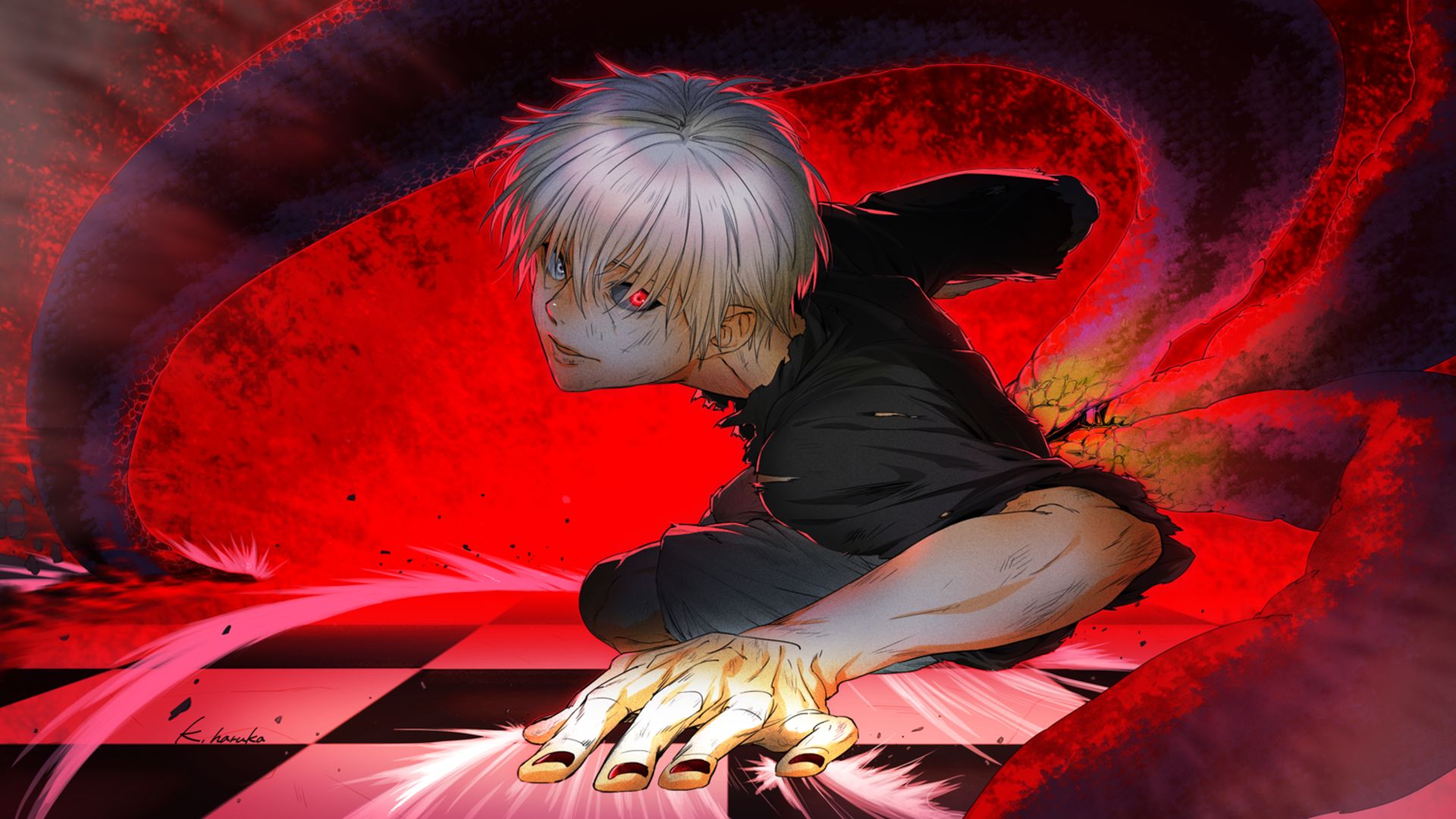 Laden Sie das Animes, Tokyo Ghoul: Re, Ken Kanek-Bild kostenlos auf Ihren PC-Desktop herunter