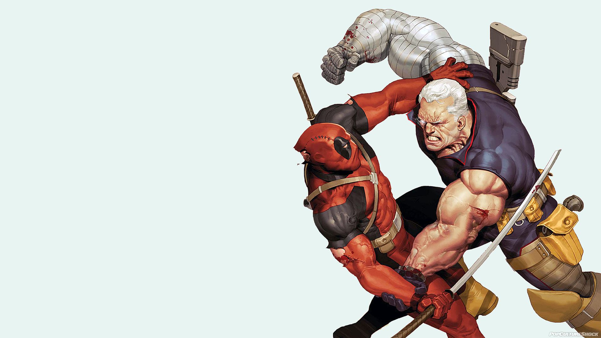 Baixar papel de parede para celular de Deadpool, História Em Quadrinhos, Cabo (Marvel Comics) gratuito.