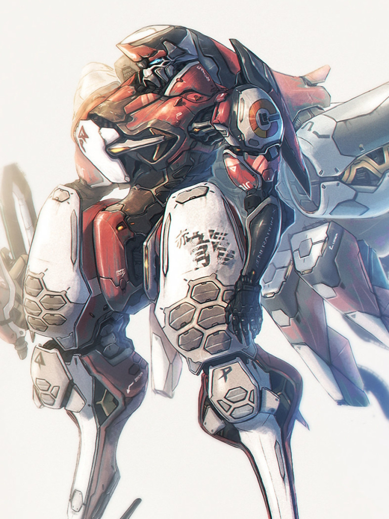 Download mobile wallpaper Anime, Mech for free.