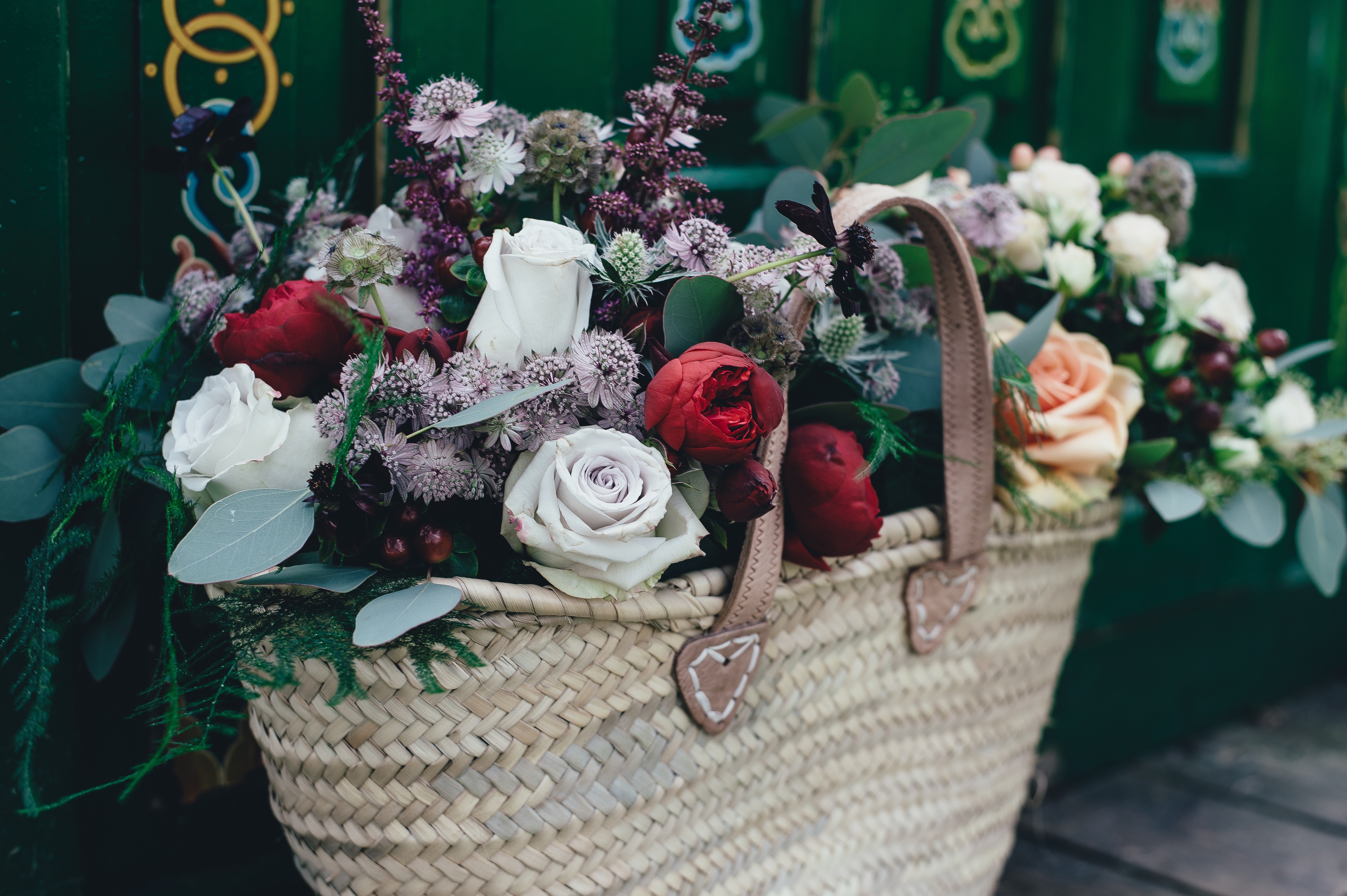 Free download wallpaper Basket, Bouquet, Flowers on your PC desktop