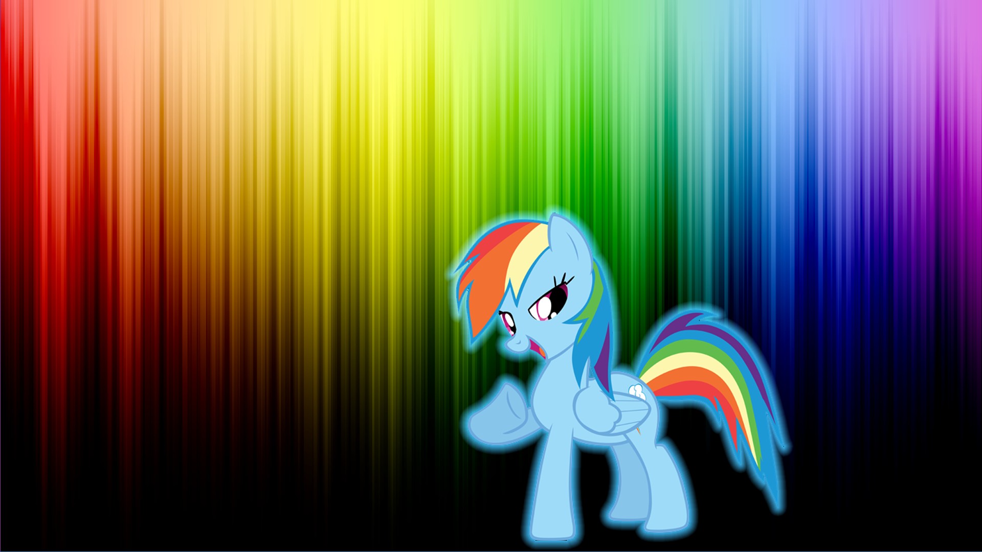 Desktop FHD tv show, my little pony: friendship is magic, my little pony, rainbow dash, vector