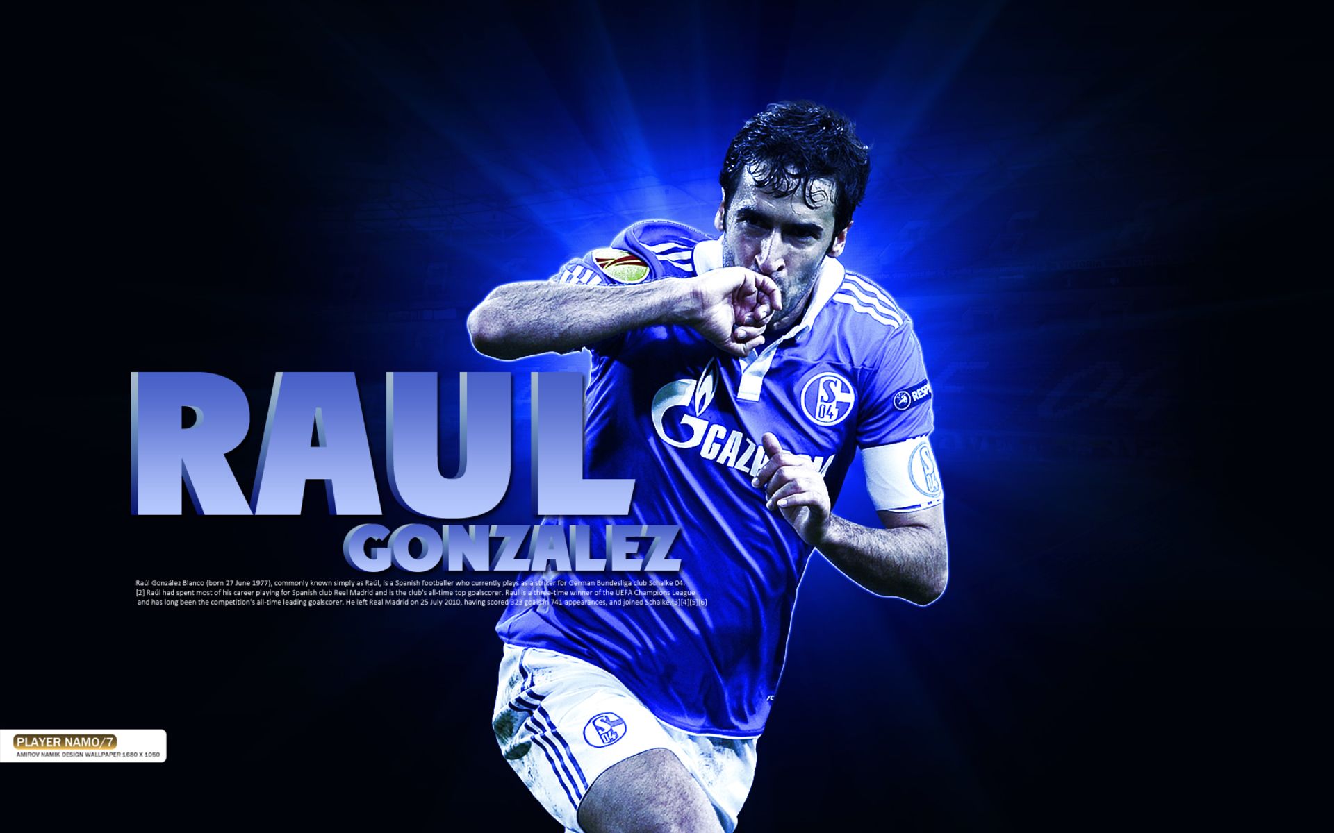 Laden Sie das Sport, Fußball, Raúl González Blanco, Fc Schalke 04-Bild kostenlos auf Ihren PC-Desktop herunter