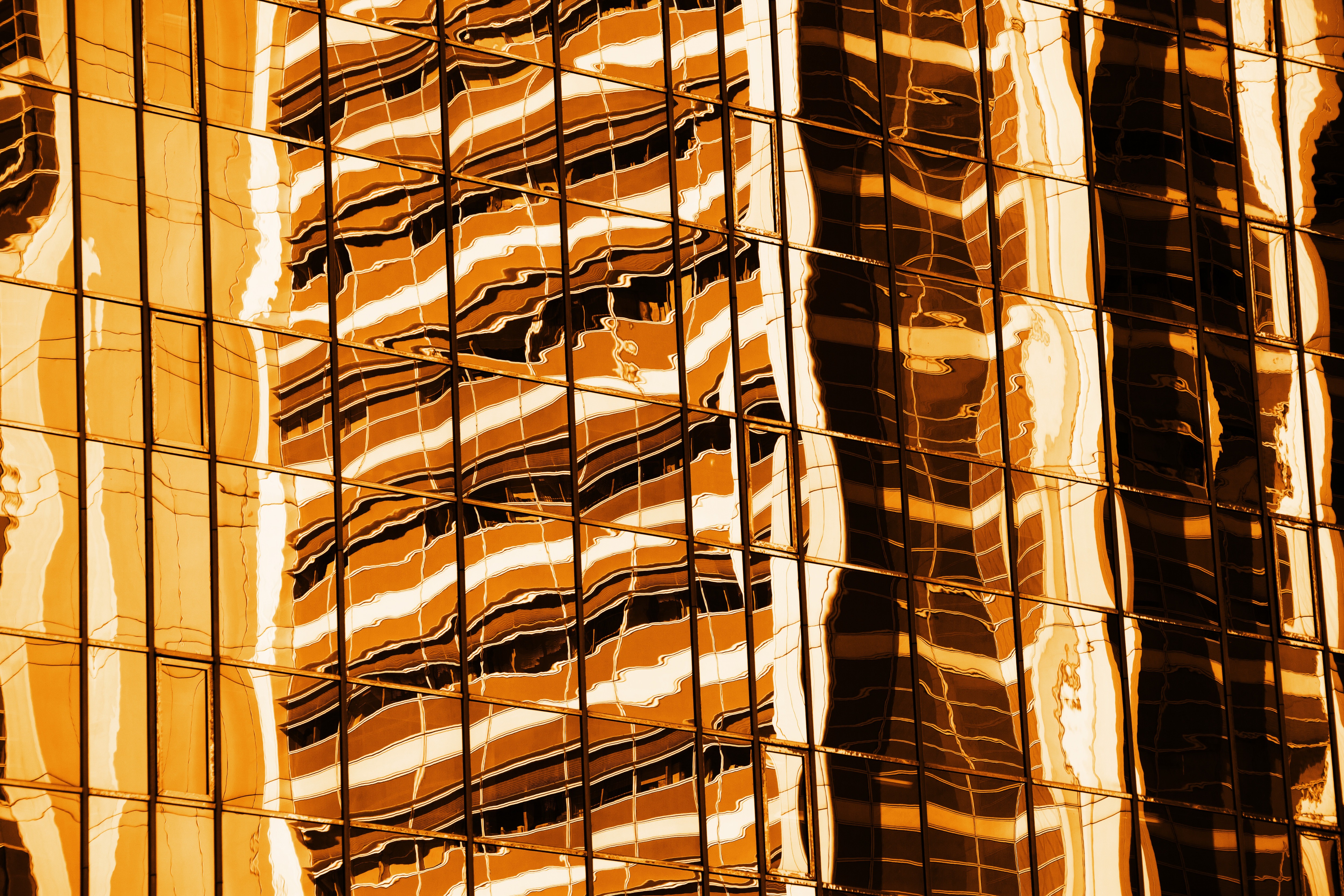 Free download wallpaper Gold, Building, Reflection, Pattern, Brown, Window, Photography on your PC desktop