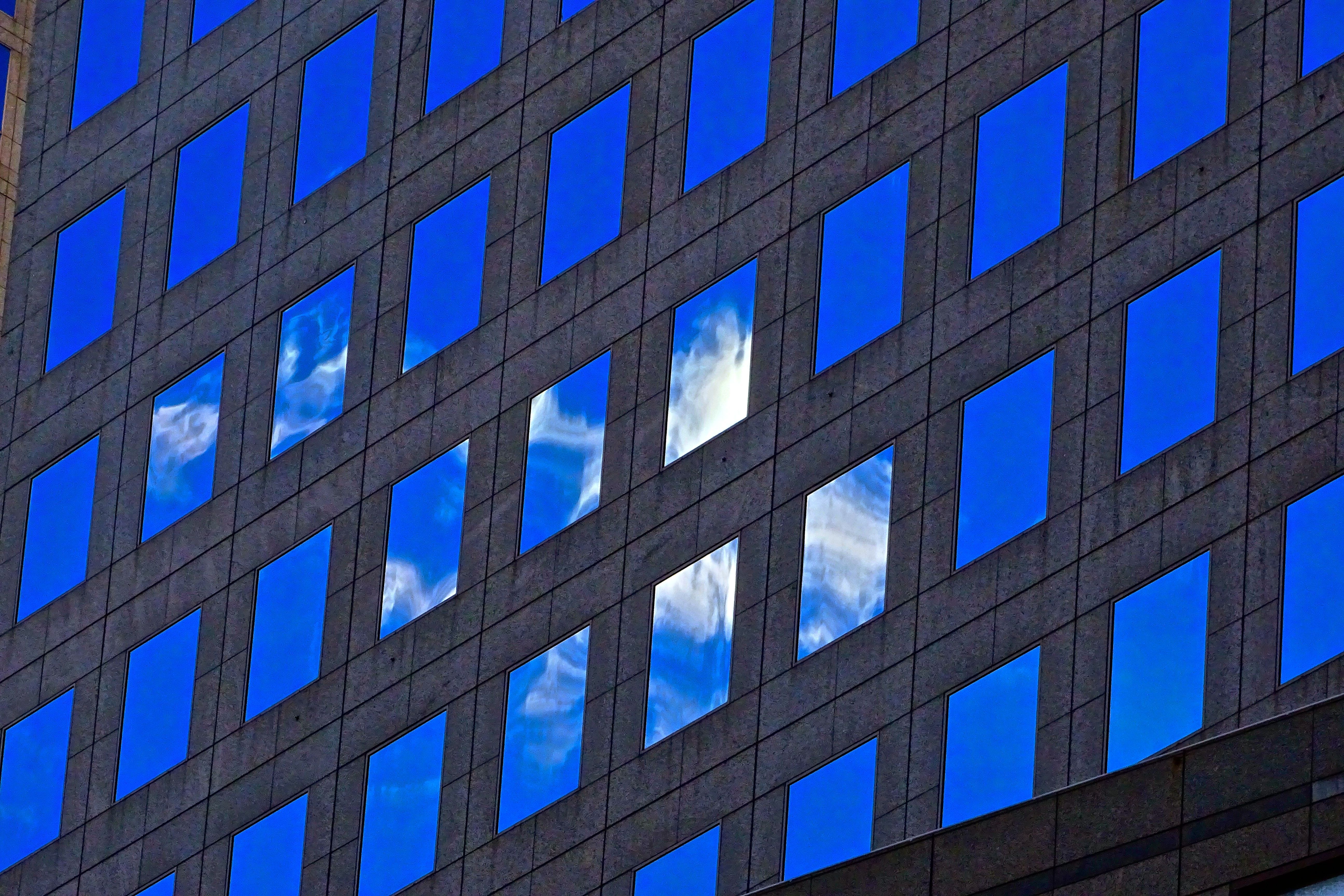 Download mobile wallpaper Architecture, Reflection, Window, Man Made for free.