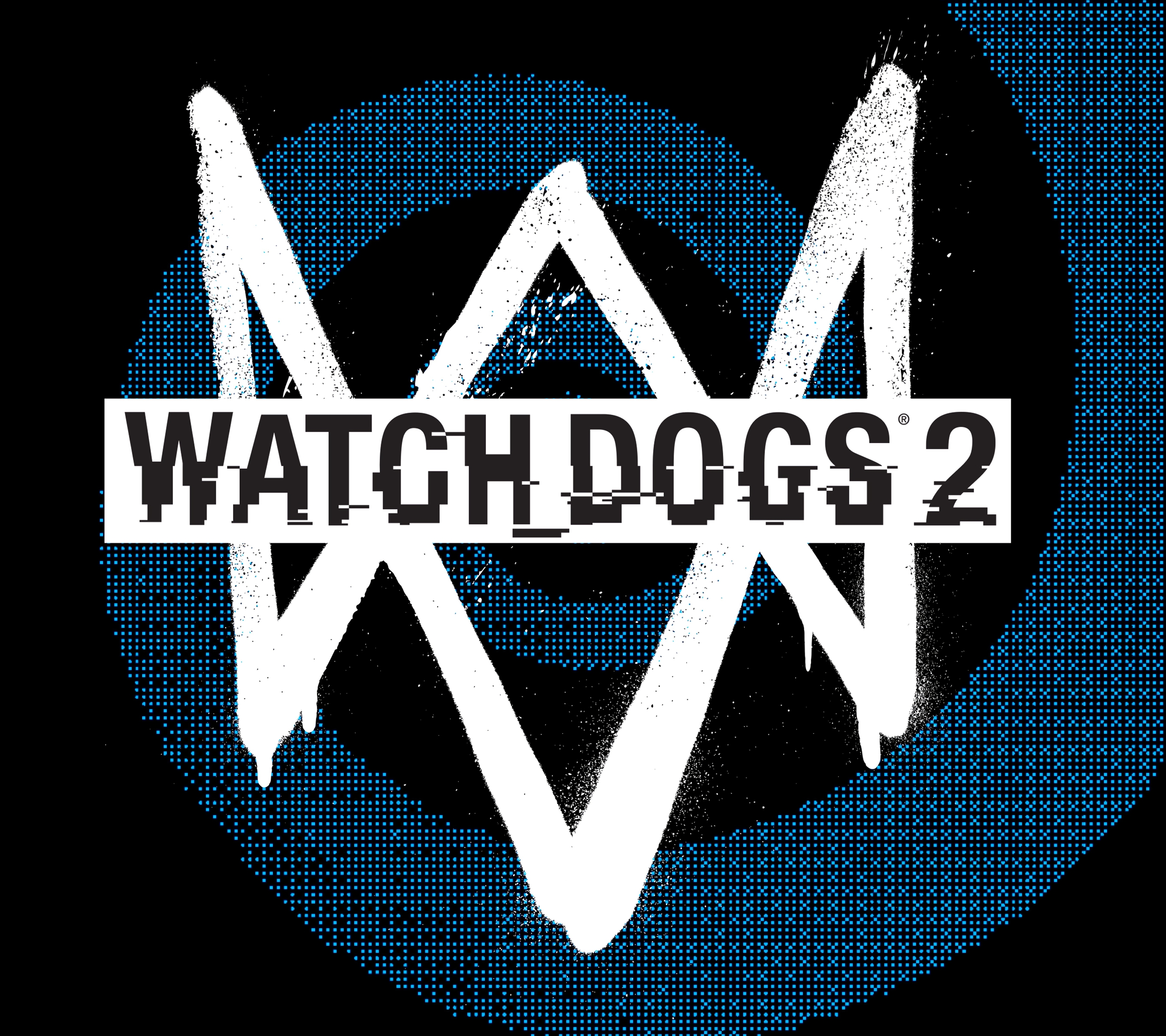 Завантажити шпалери безкоштовно Логотип, Відеогра, Watch Dogs, Сторожові Собаки 2 картинка на робочий стіл ПК
