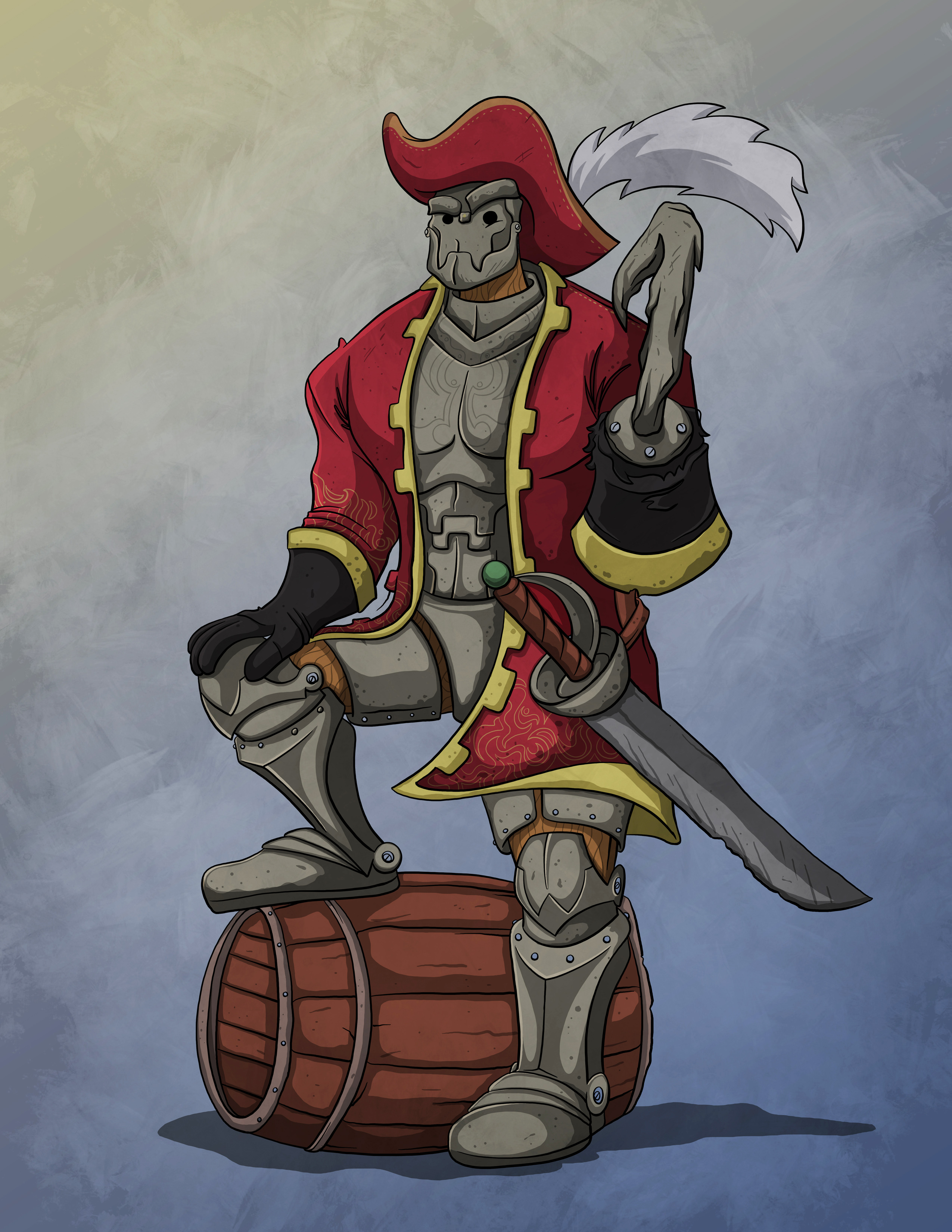 art, hat, armor, armour, pirate, hook
