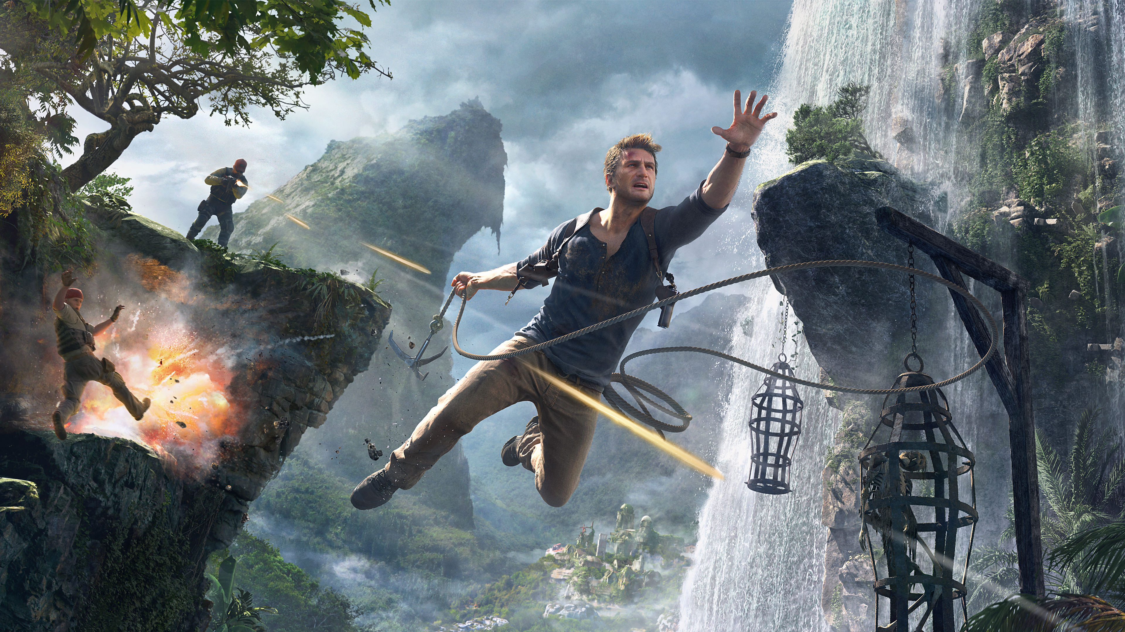 uncharted 4: a thief's end, uncharted, video game, nathan drake