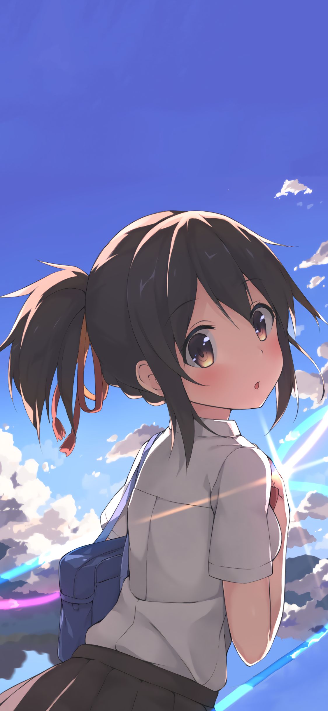 Téléchargez des papiers peints mobile Animé, Your Name, Kimi No Na Wa, Mitsuha Miyamizu gratuitement.