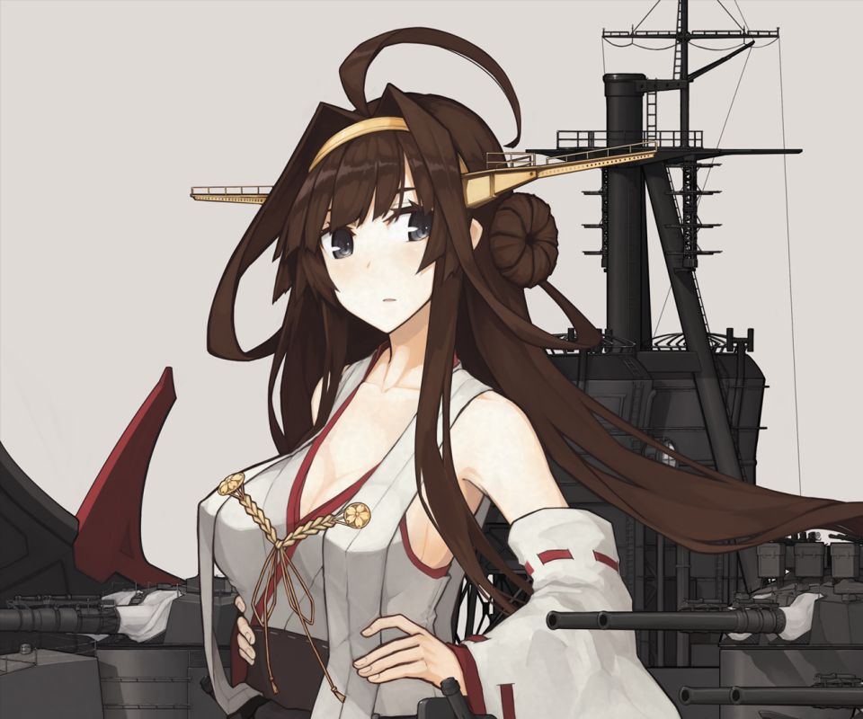 Free download wallpaper Anime, Kantai Collection, Kongou (Kancolle) on your PC desktop