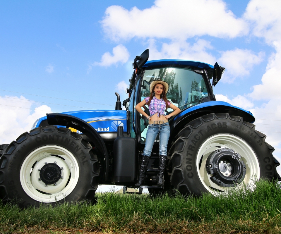 1102075 Hintergrundbild herunterladen fahrzeuge, new holland traktor, traktoren - Bildschirmschoner und Bilder kostenlos