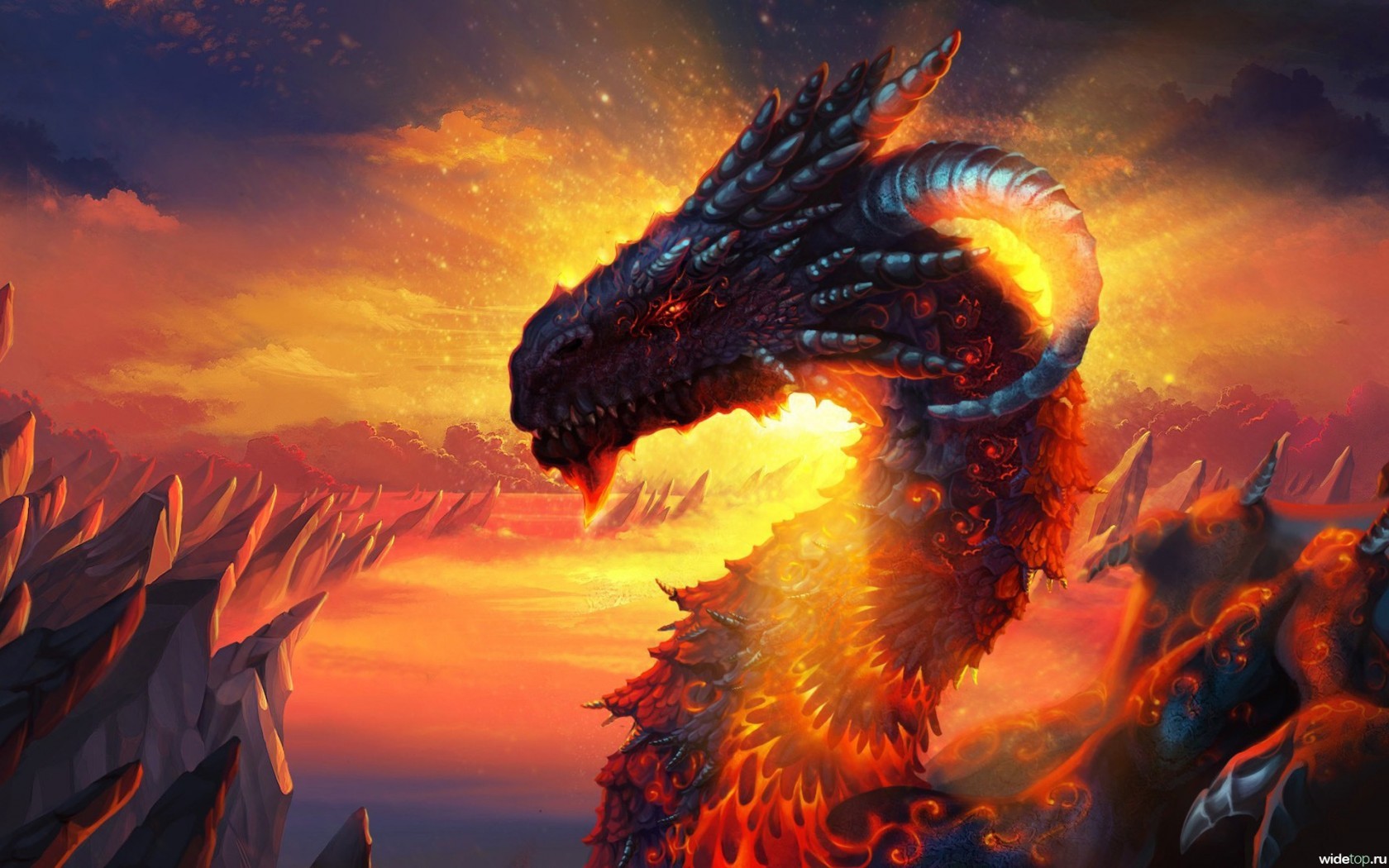 fantasy, dragons Desktop home screen Wallpaper