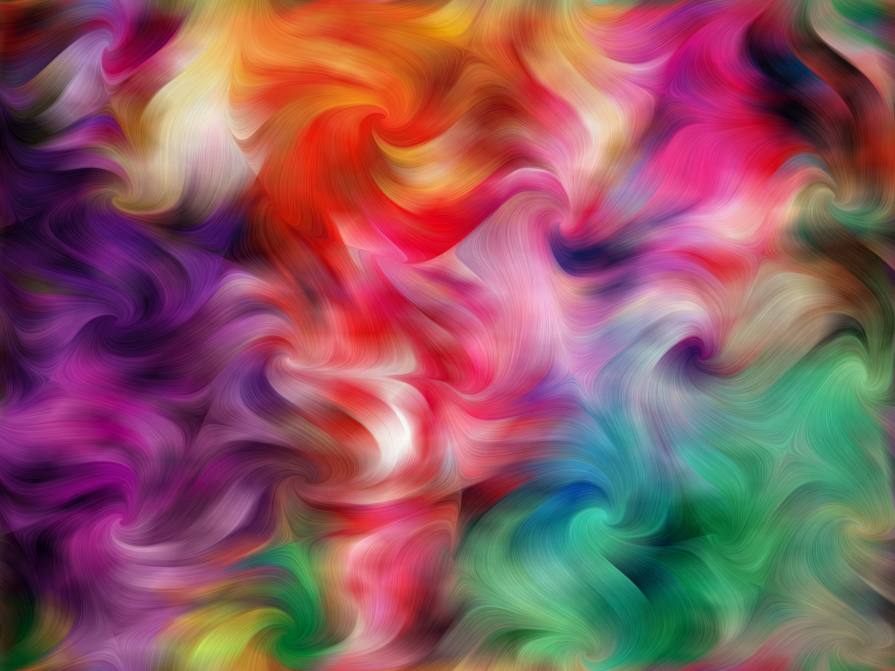 Download mobile wallpaper Abstract, Rainbow, Colors, Colorful, Swirl for free.