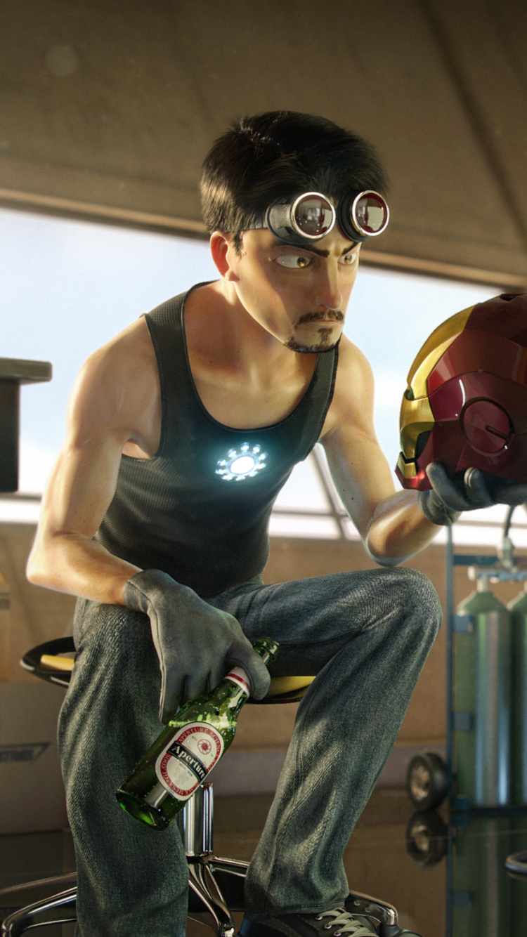 Download mobile wallpaper Iron Man, Movie, Tony Stark for free.