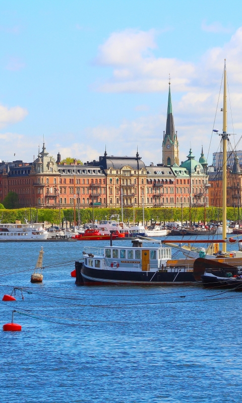 Скачать картинку Города, Стокгольм, Сделано Человеком в телефон бесплатно.
