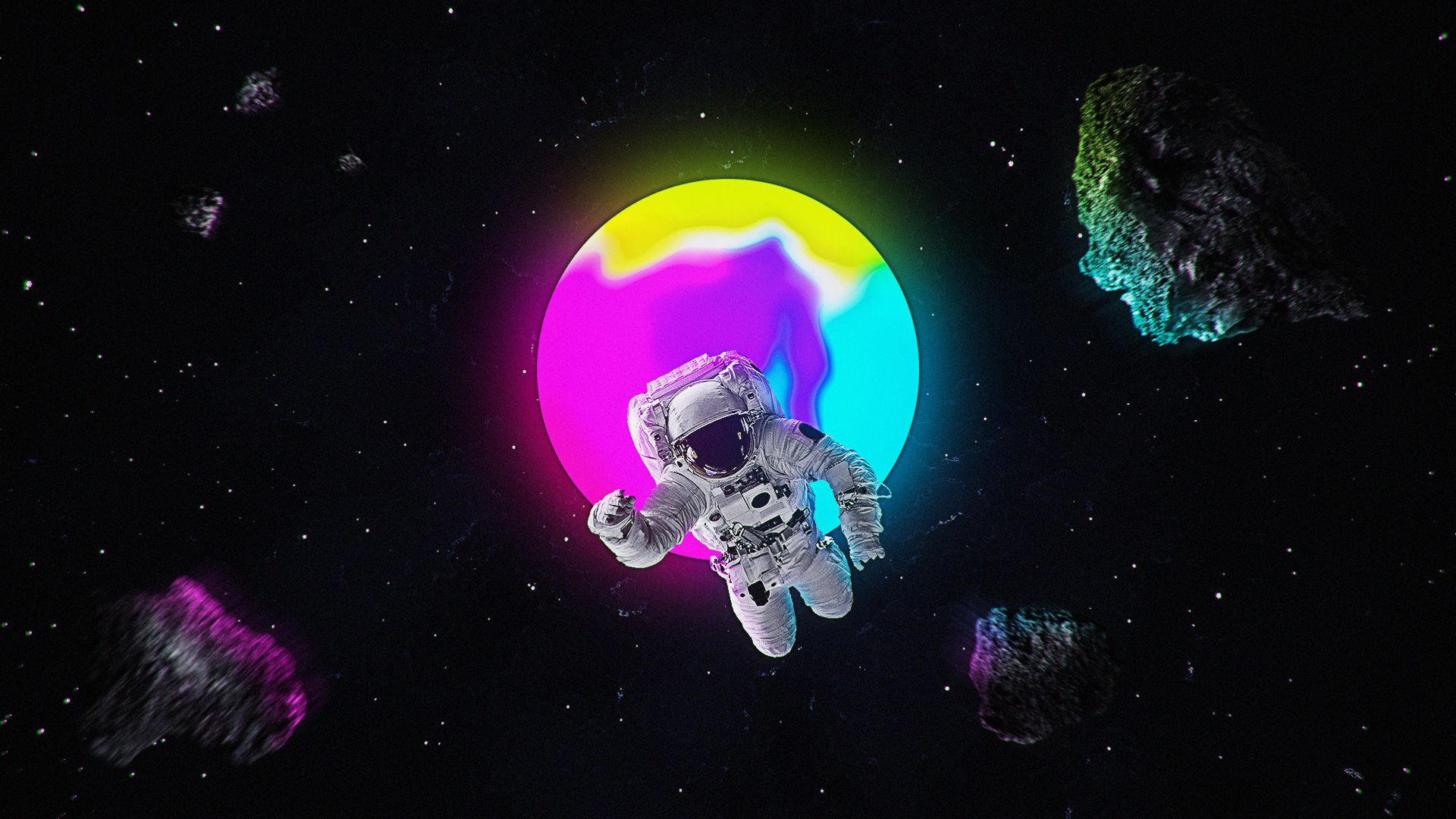 Laden Sie das Science Fiction, Astronaut, Galaxie-Bild kostenlos auf Ihren PC-Desktop herunter
