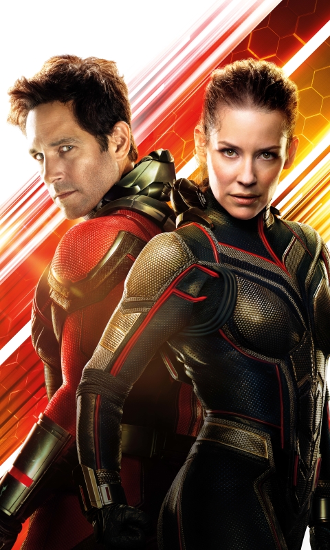 Download mobile wallpaper Movie, Superhero, Wasp (Marvel Comics), Evangeline Lilly, Ant Man, Paul Rudd, Scott Lang, Hope Van Dyne, Ant Man And The Wasp for free.