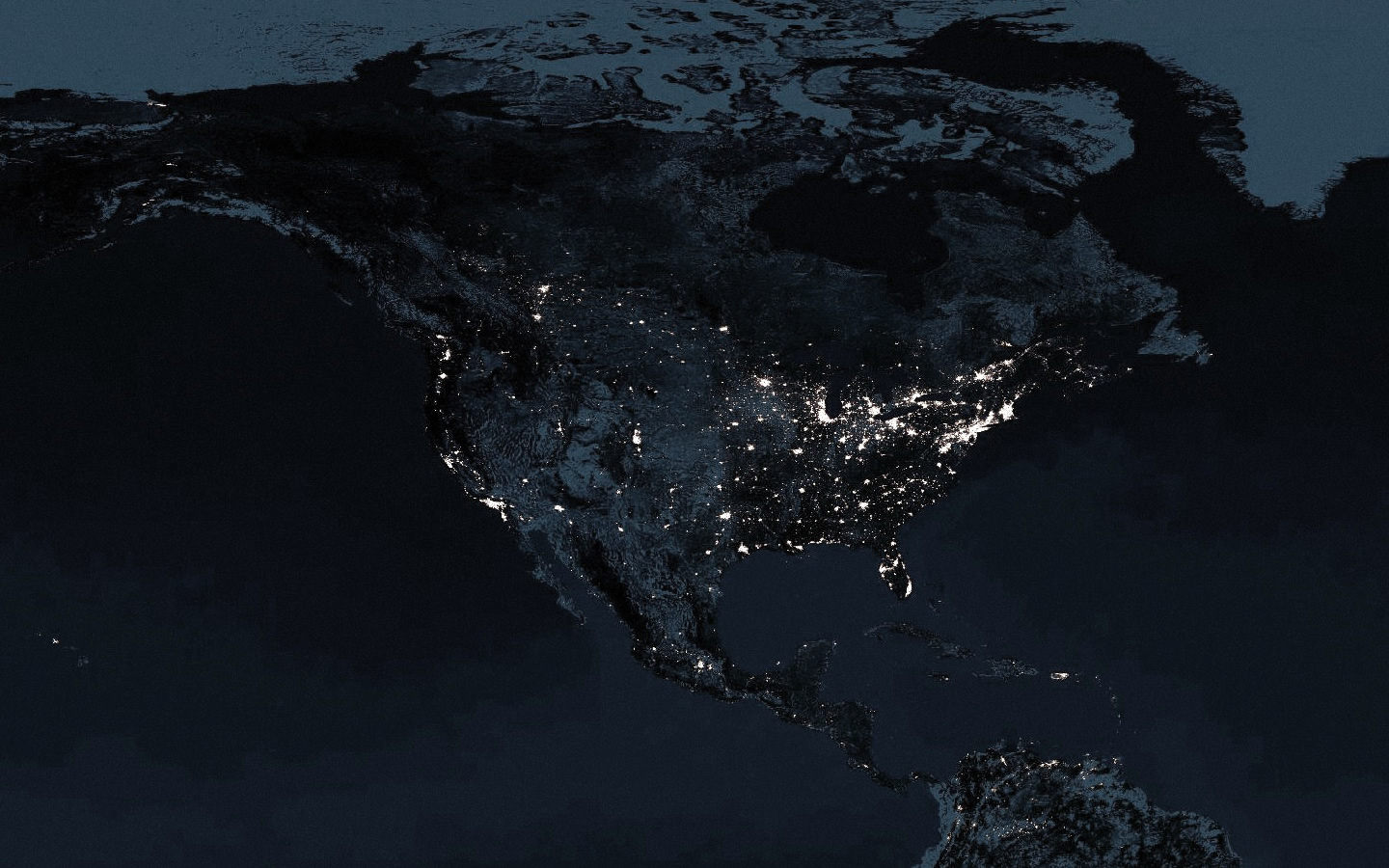 1513009壁紙のダウンロード地球, 宇宙から, 北米-スクリーンセーバーと写真を無料で