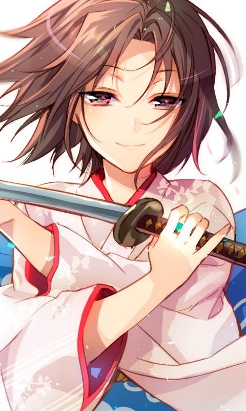 Download mobile wallpaper Anime, Sword, Katana, Kara No Kyōkai, Shiki Ryougi for free.