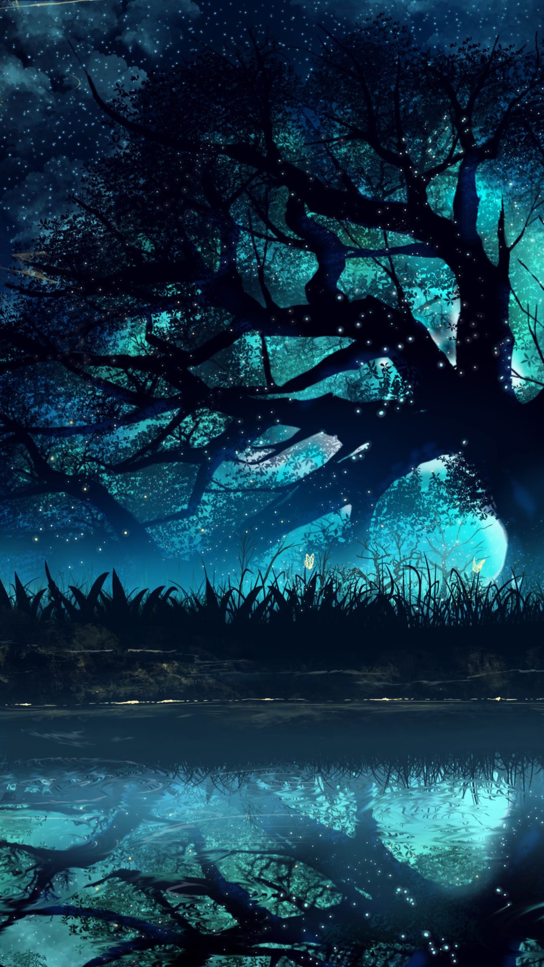 Download mobile wallpaper Anime, Tree for free.