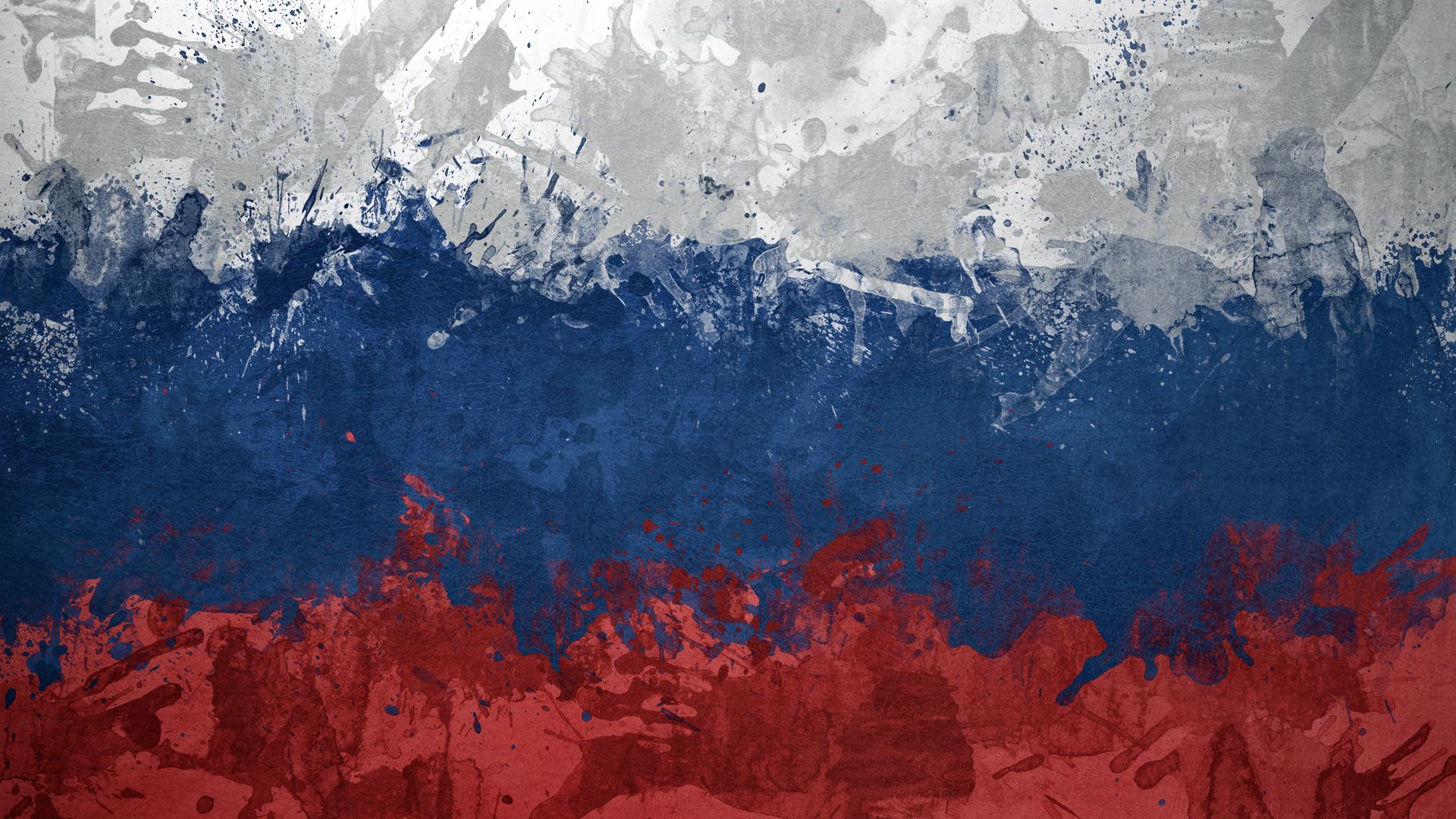 69501 скачать обои россия, пятна, флаг, символика, краска, текстуры, текстура - заставки и картинки бесплатно