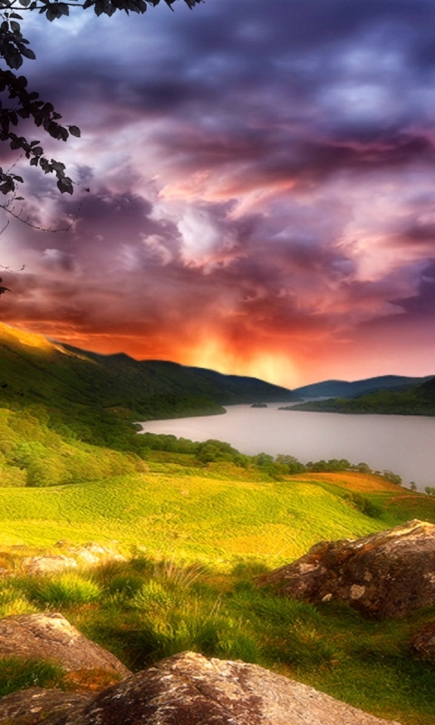 Handy-Wallpaper Landschaft, Fantasie kostenlos herunterladen.