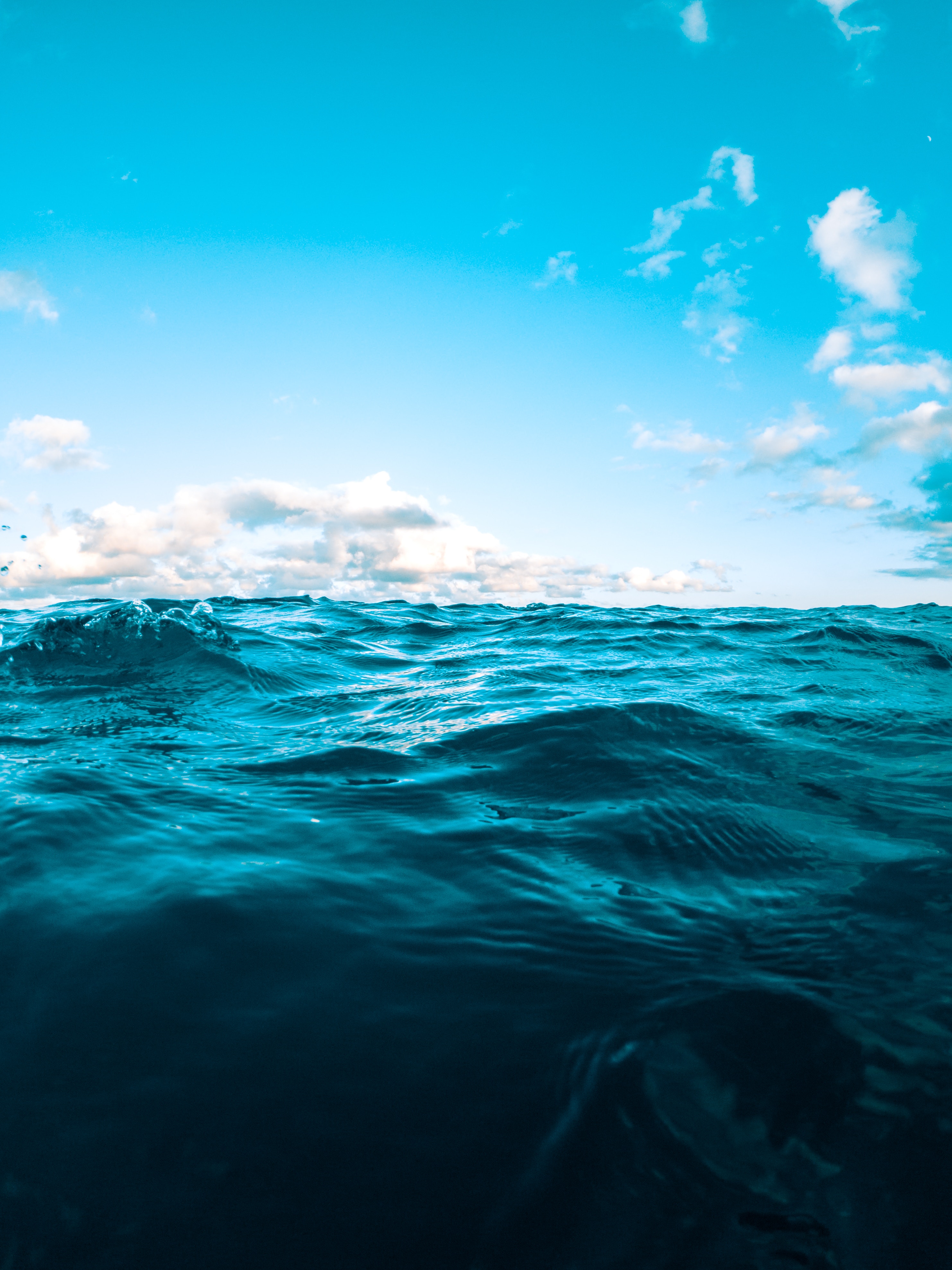 Laden Sie das Wasser, Clouds, Ripple, Natur, Sky, Sea, Waves, Wellen-Bild kostenlos auf Ihren PC-Desktop herunter